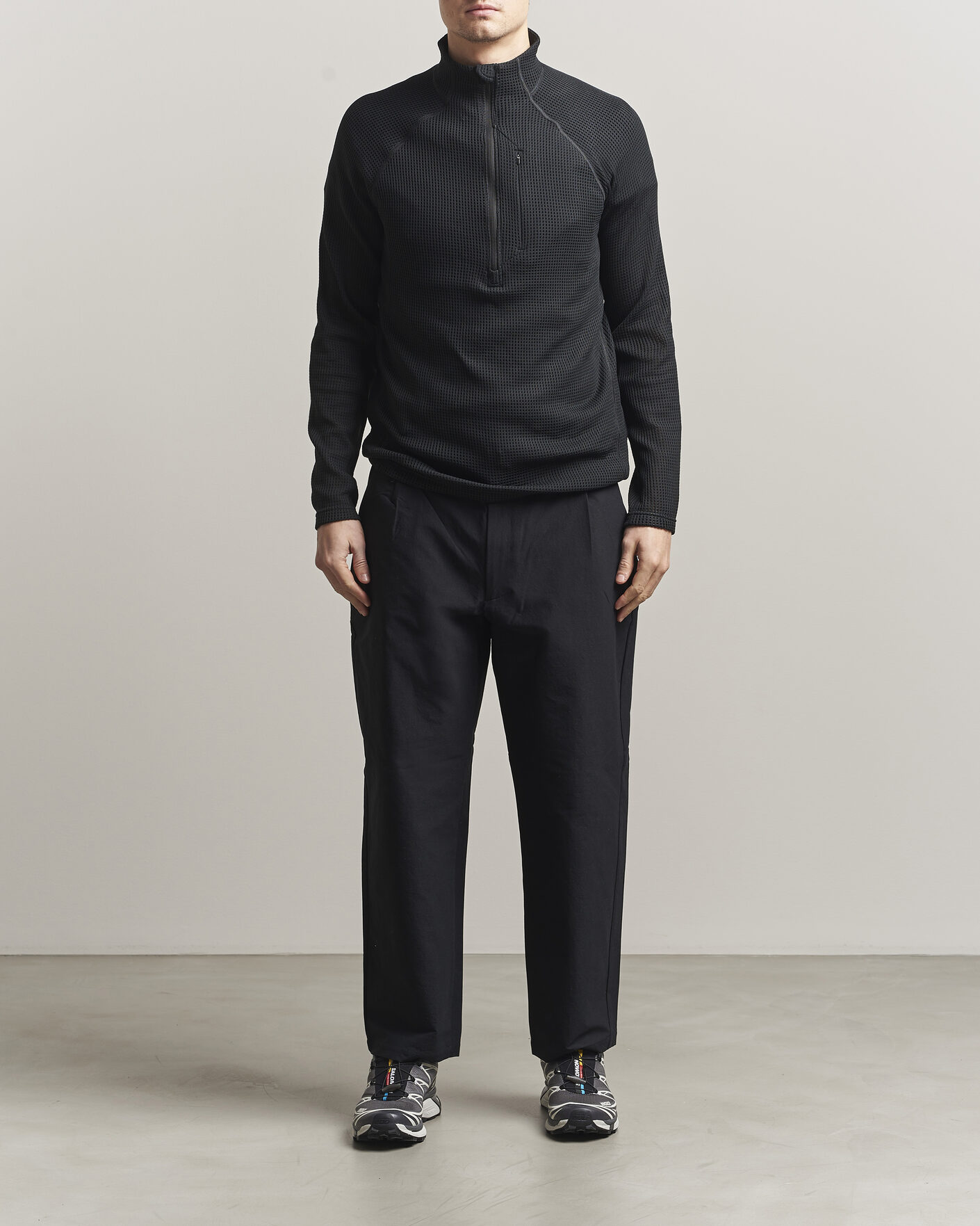 Herren | Pullover | Houdini | Pace Flow Half Zip True Black