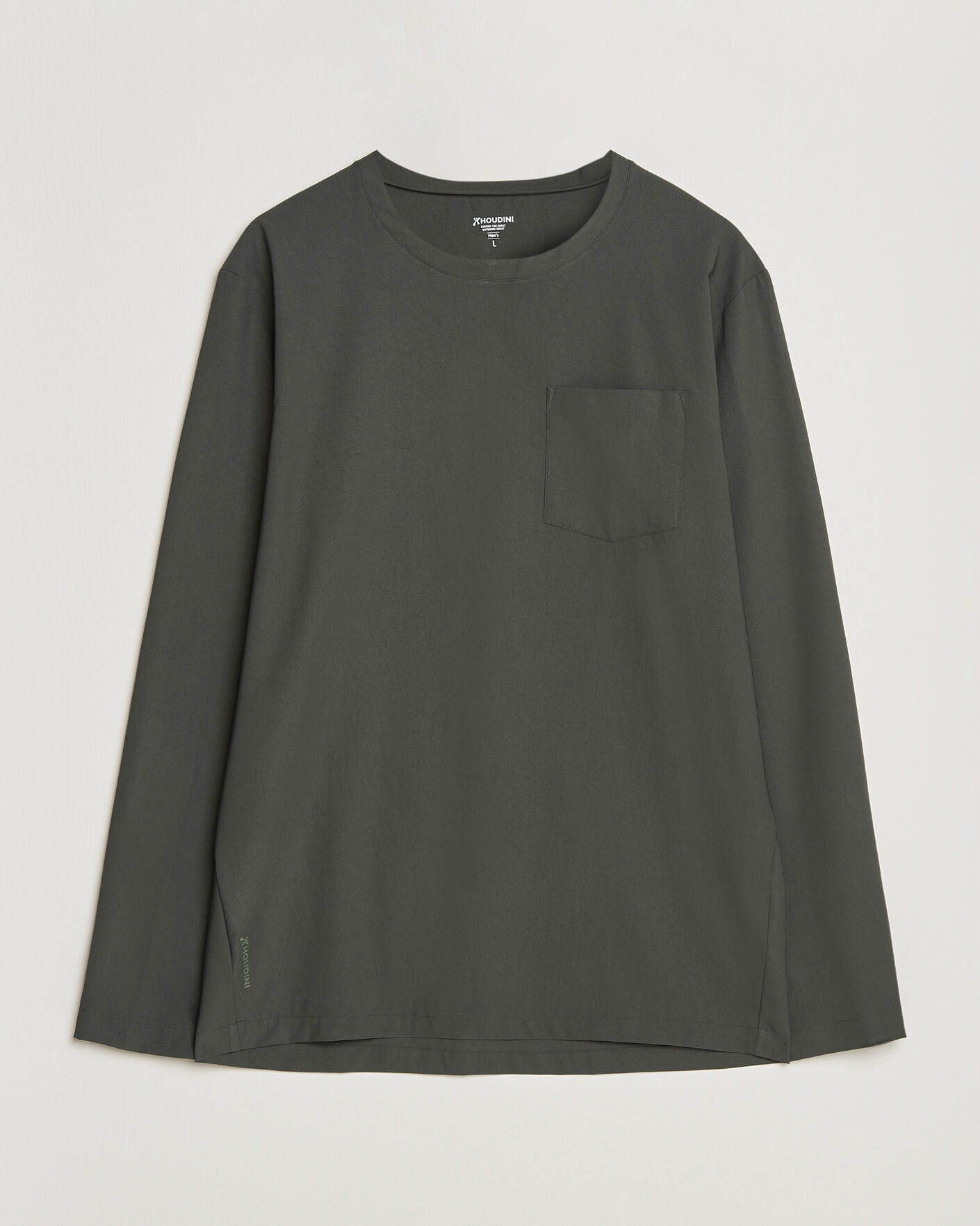 Herren | T-Shirts | Houdini | Cover Crew Green Illusion