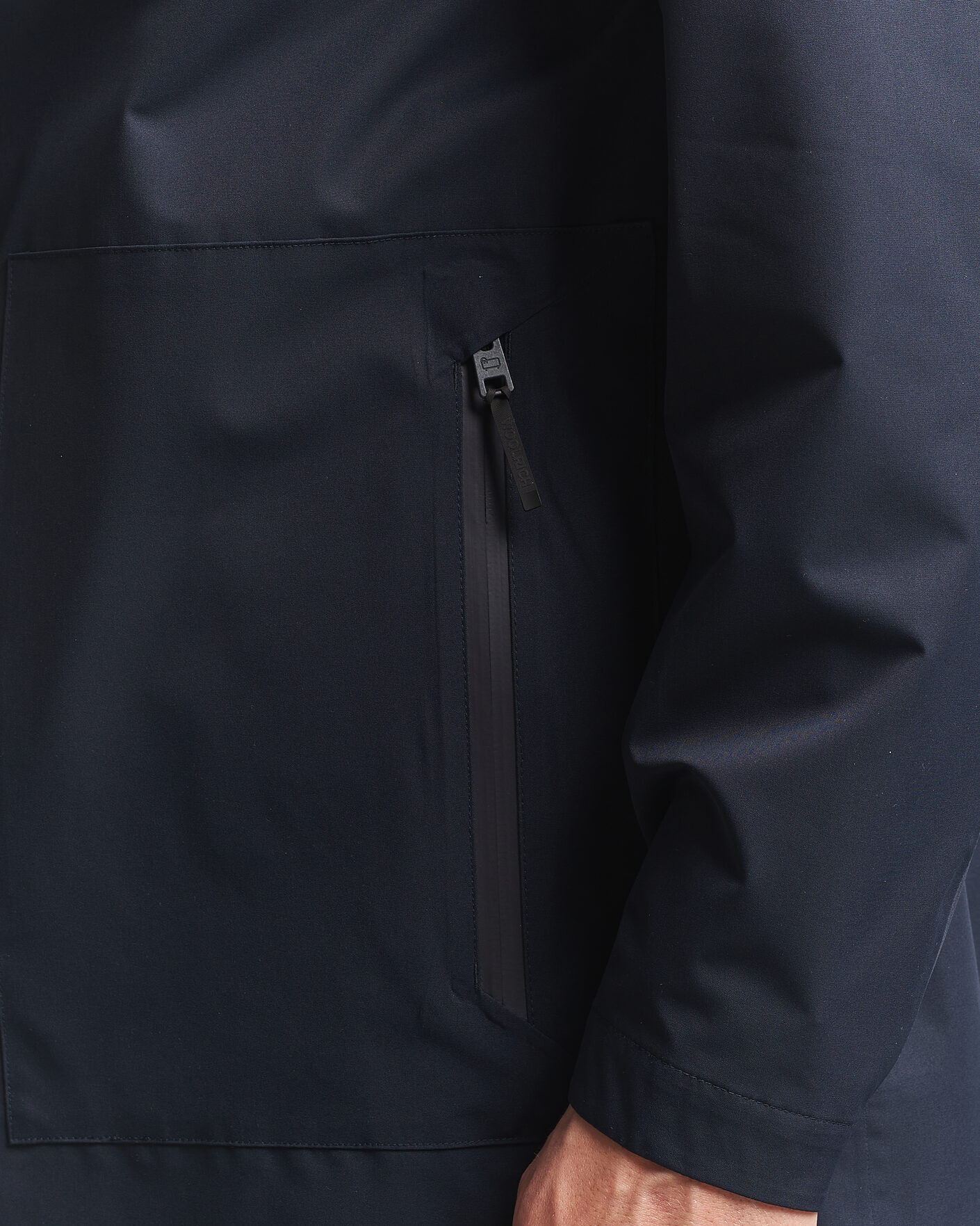 Herren | Jacken | Woolrich | Two Layer 2 in 1 Carcoat Melton Blue