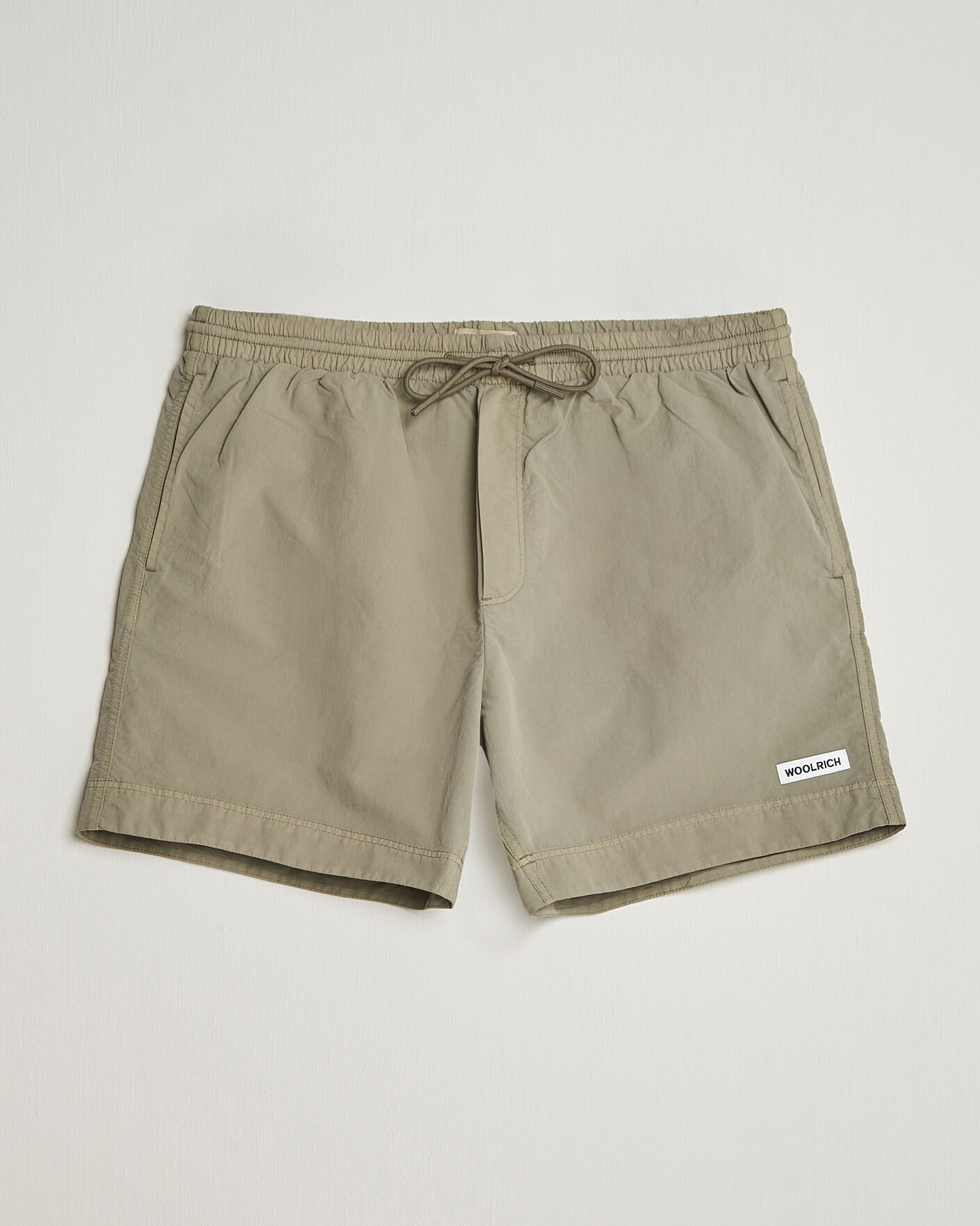 Herren | Woolrich Solid Garment Dyed Swimshorts Smokey Olive | Woolrich | Solid Garment Dyed Swimshorts Smokey Olive