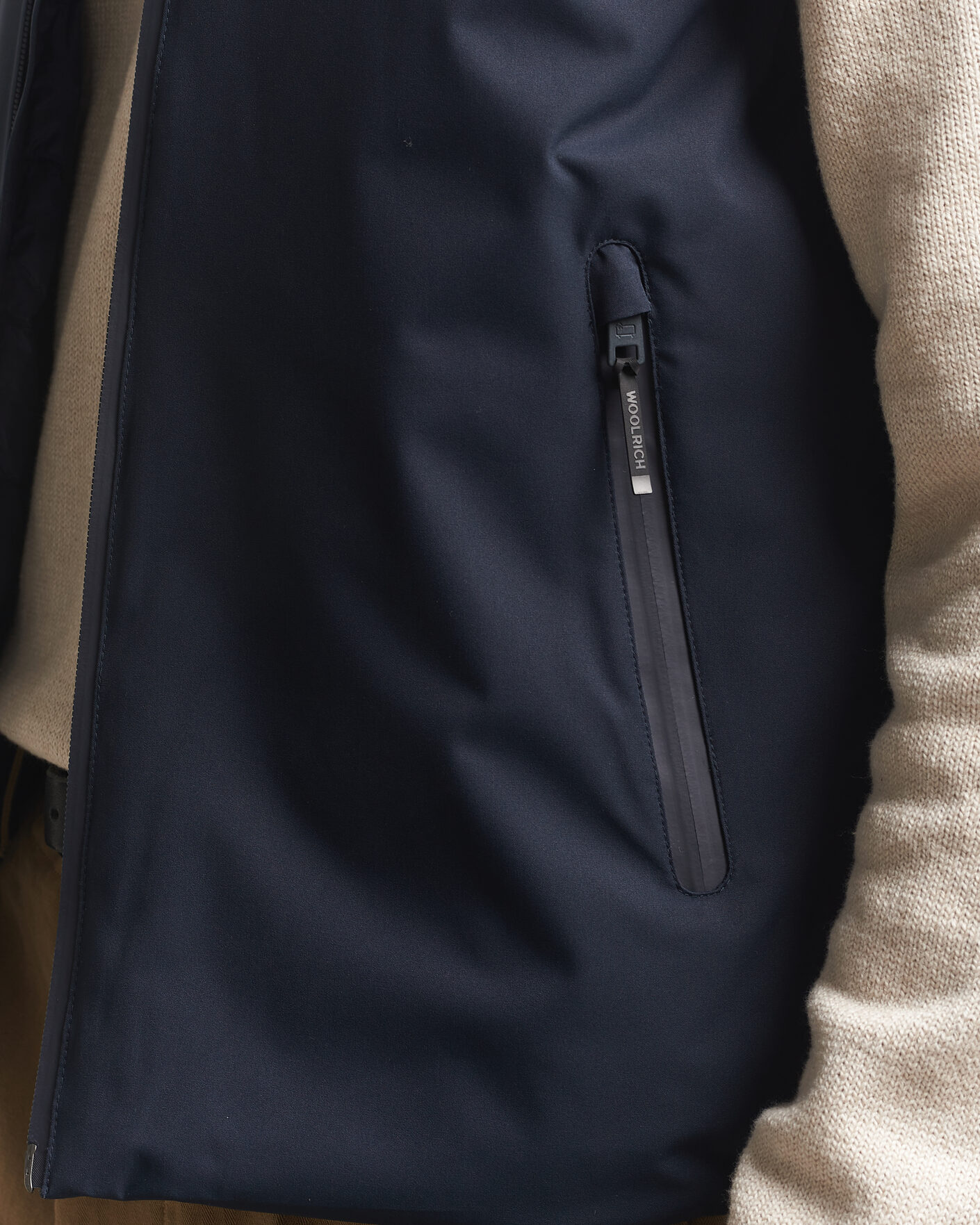 Herren | Jacken | Woolrich | Two Layer Sailing Vest Melton Blue