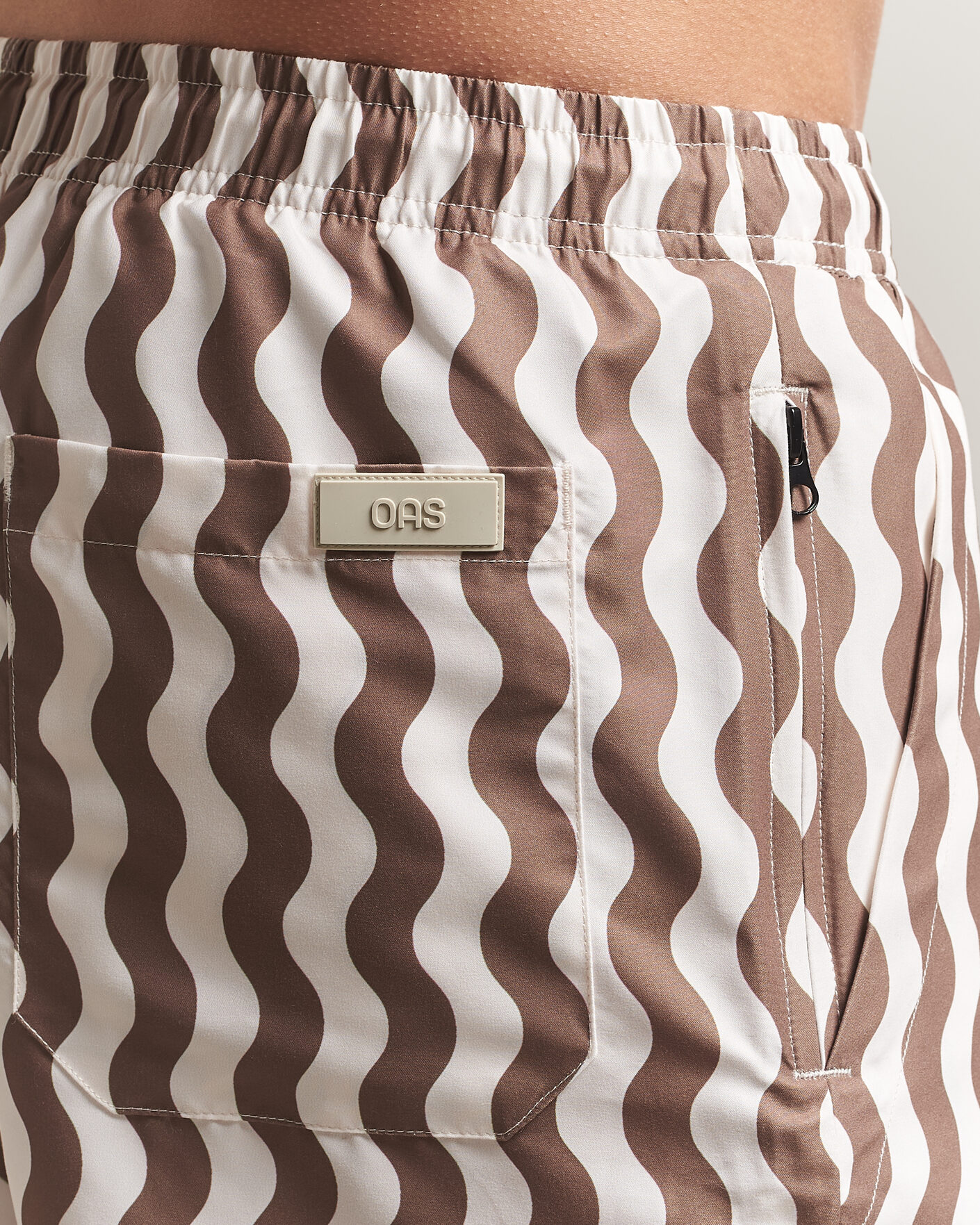 Herren | Badehosen | OAS | Printed Swimshorts Fine Waver