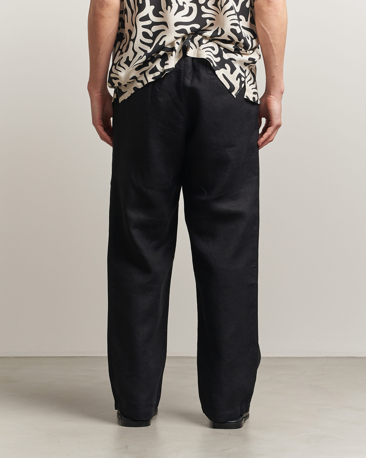 Herren | Hosen | OAS | Nino Linen Pants Black