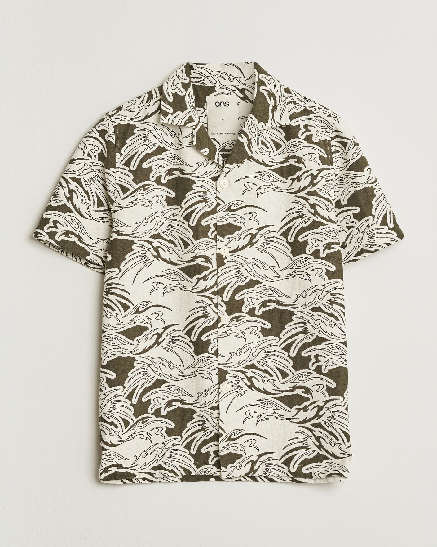 Herren | Hemden | OAS | Cuba Short Sleeve Shirt Rouge Ecru