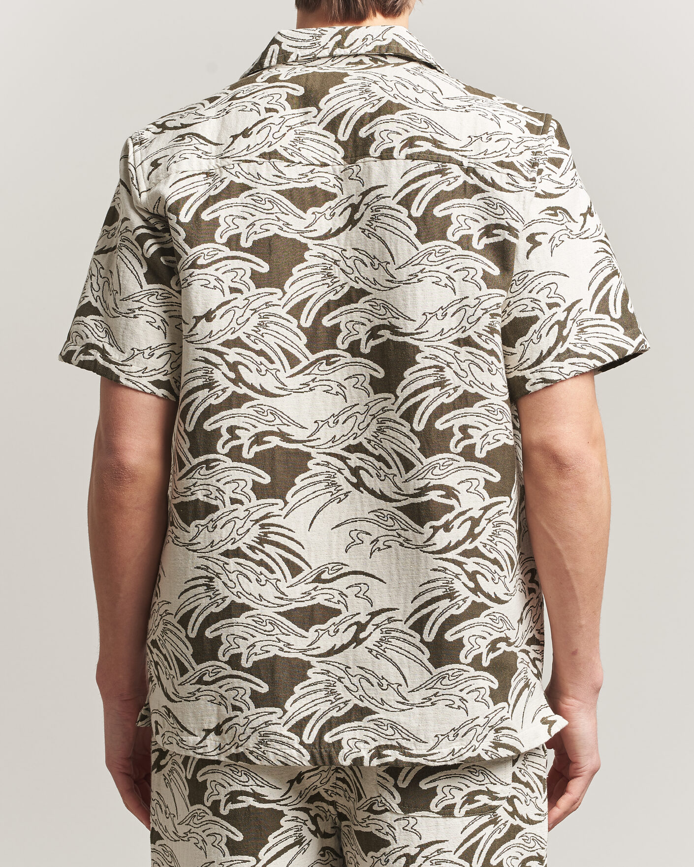 Herren | Hemden | OAS | Cuba Short Sleeve Shirt Rouge Ecru