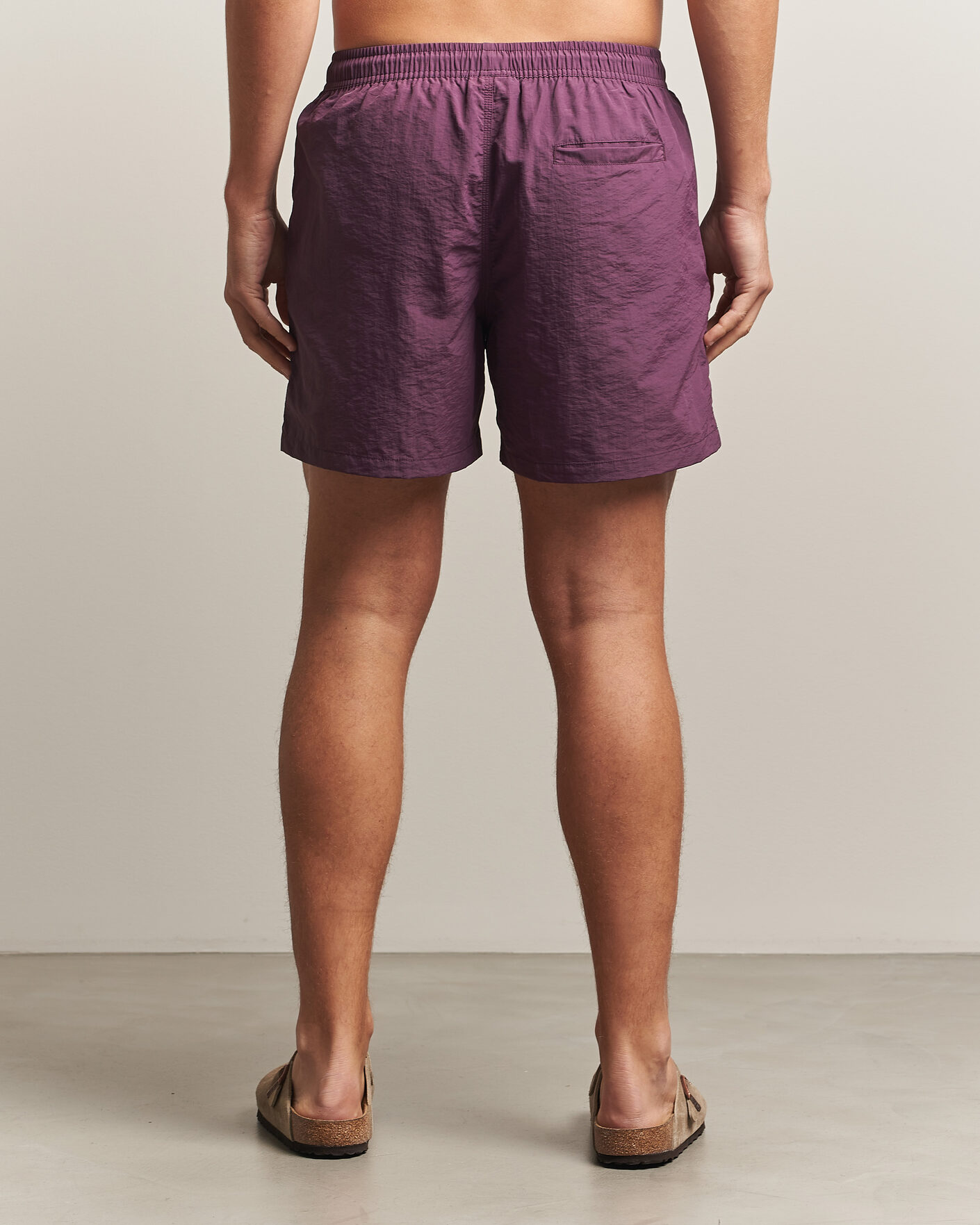Herren | Badehosen | OAS | Plain Swimshorts Plum