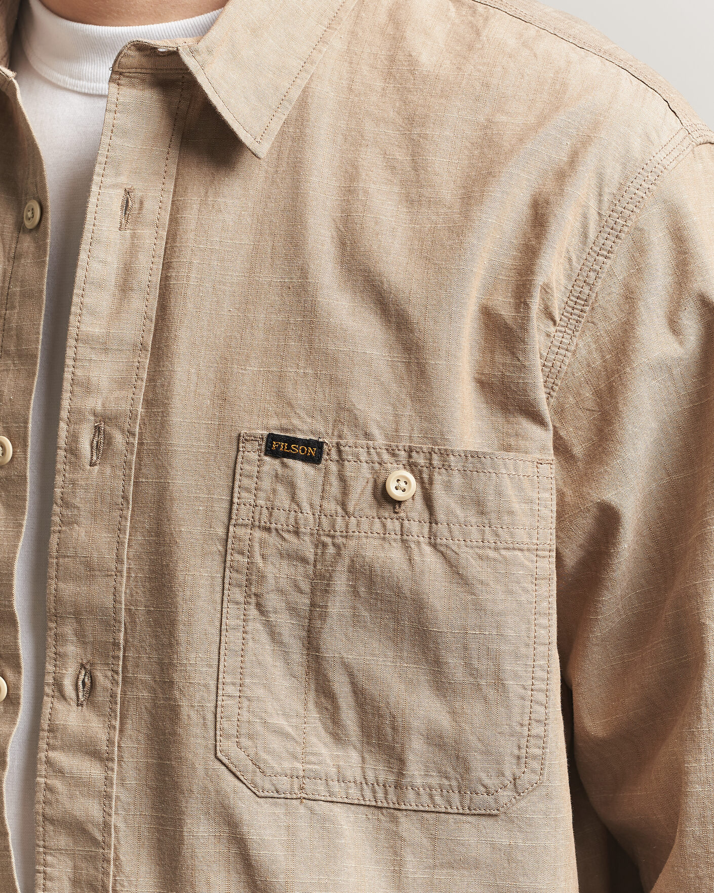 Herren | Hemden | Filson | Chambray CPO Shirt Tan