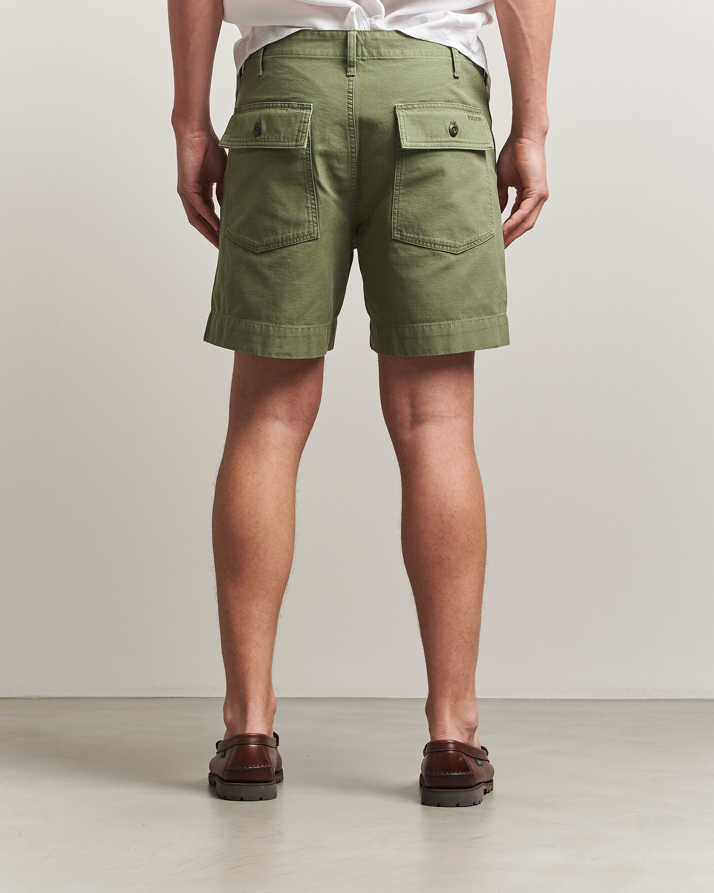 Herren | Shorts | Filson | Field Cargo Shorts Washed Fatigue Green