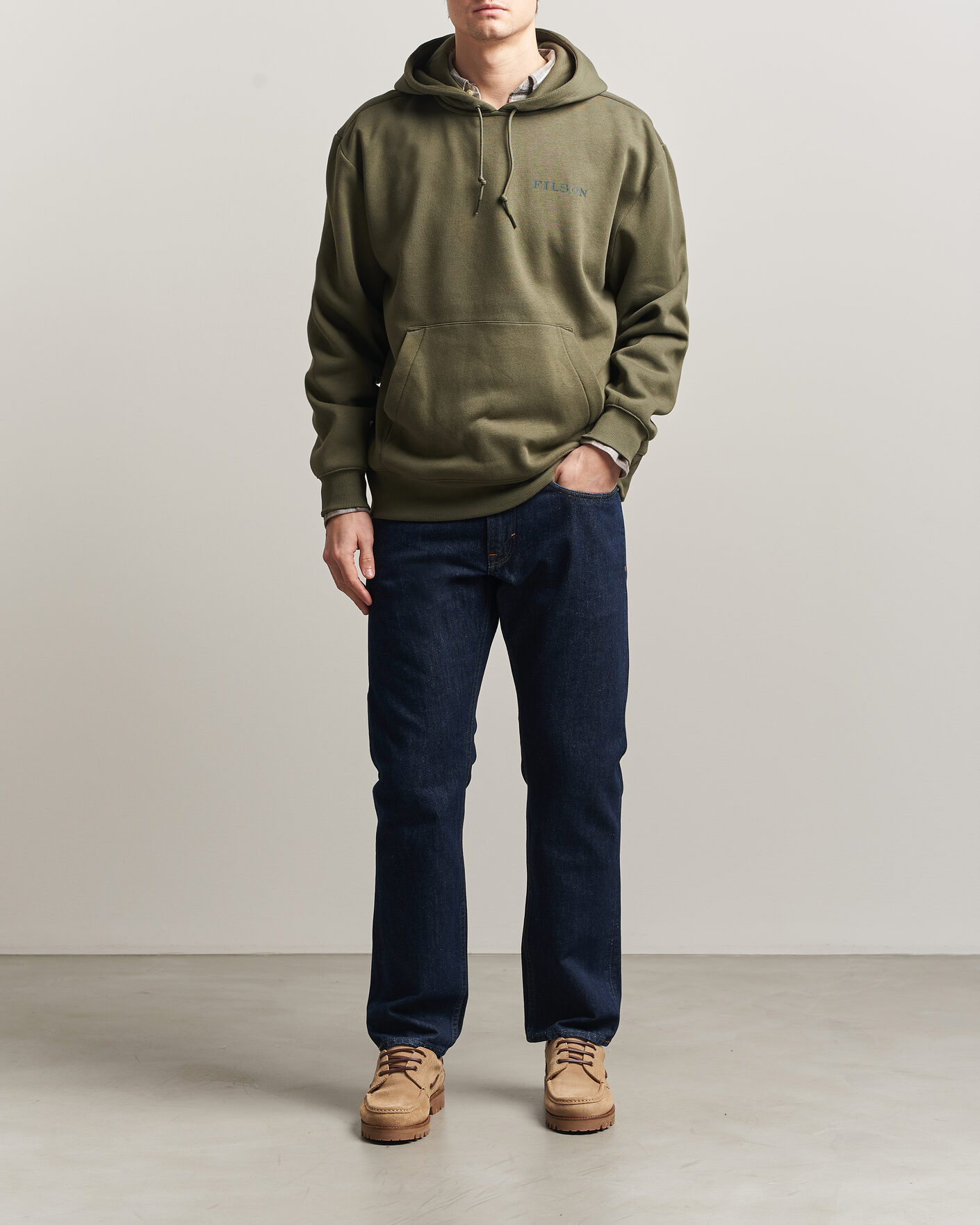 Herren | Pullover | Filson | Scenic Graphic Hoodie Surplus Green