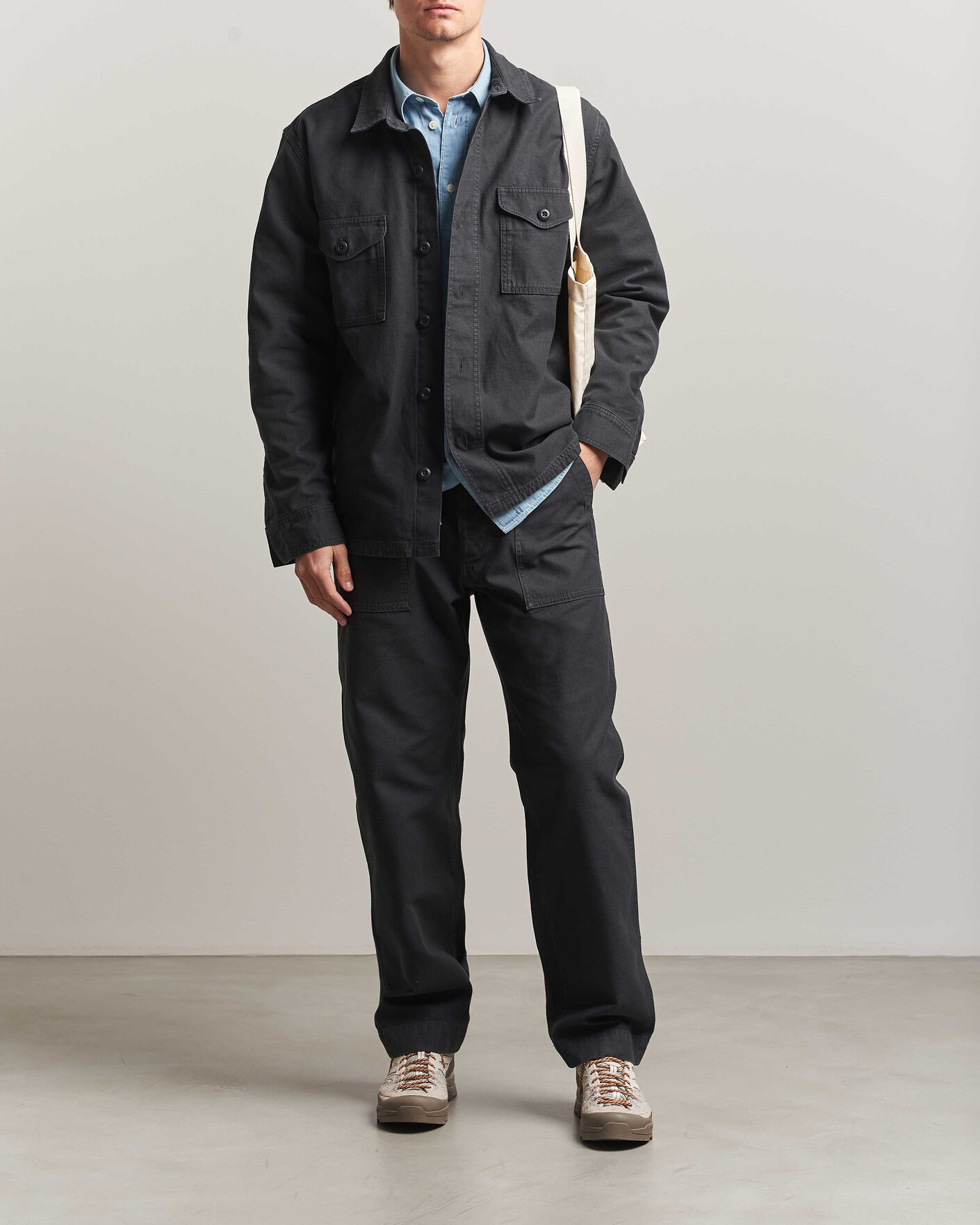 Herren | Hosen | Filson | Field Supply Pants Washed Faded Black