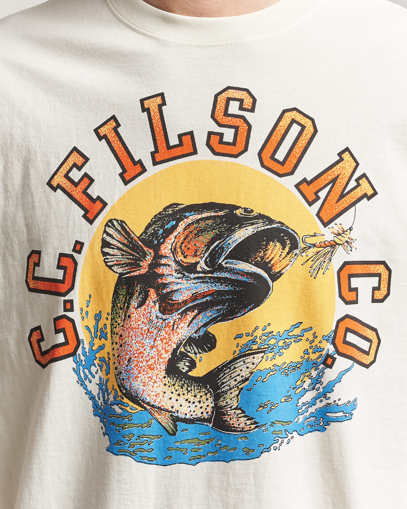 Herren | T-Shirts | Filson | Dry Fly Graphic T-Shirt Basswood