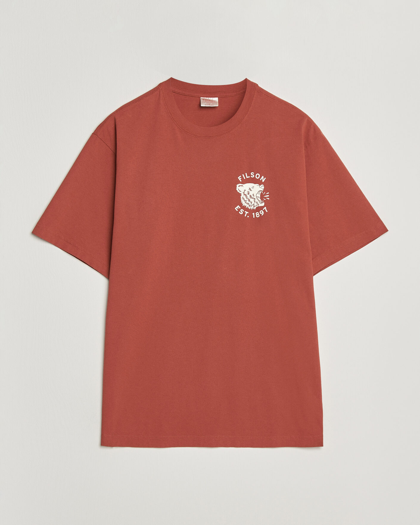 Herren | T-Shirts | Filson | Bear Graphic T-Shirt Chili Oil