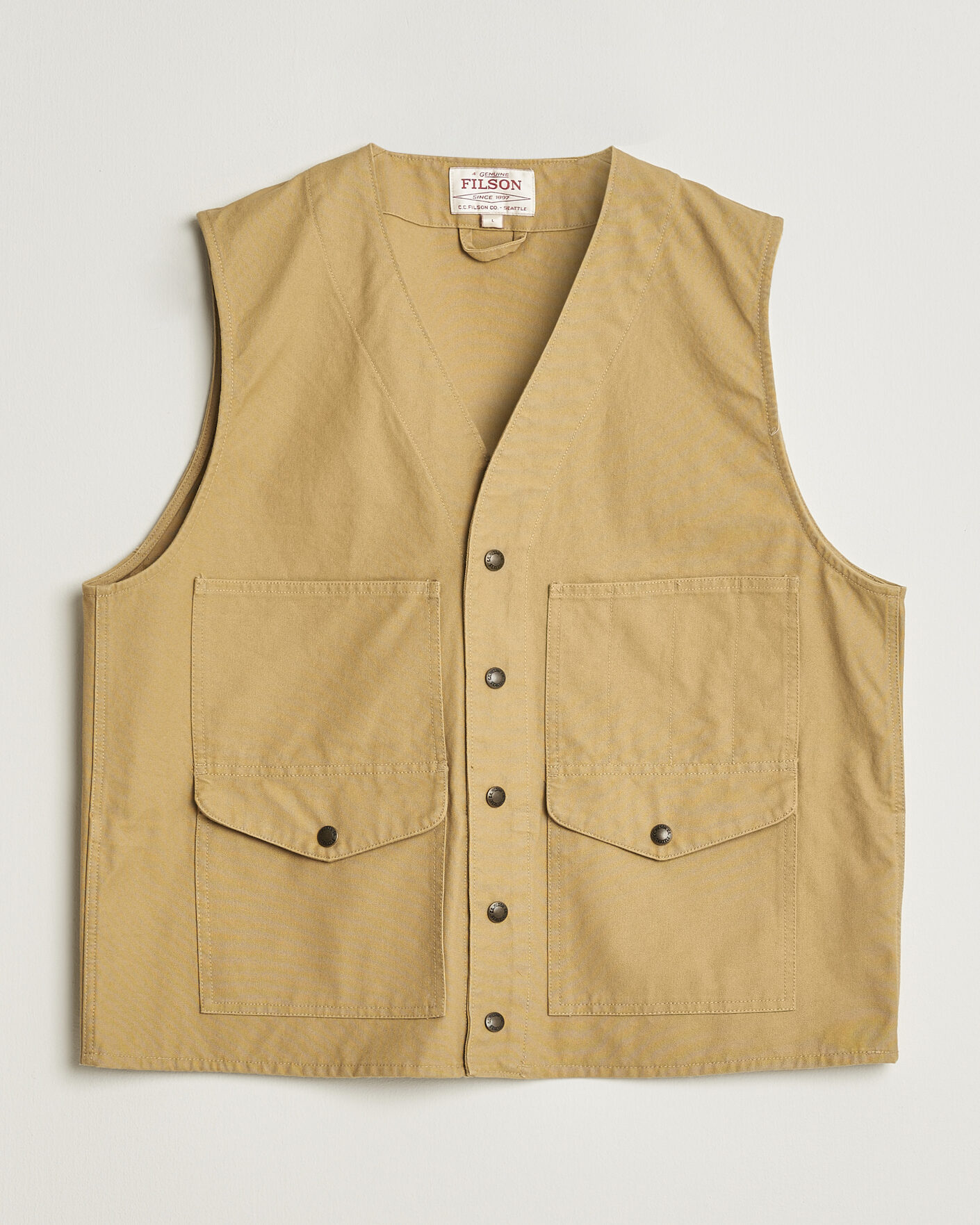 Herren | Westen | Filson | Dry Tin Vest Tan