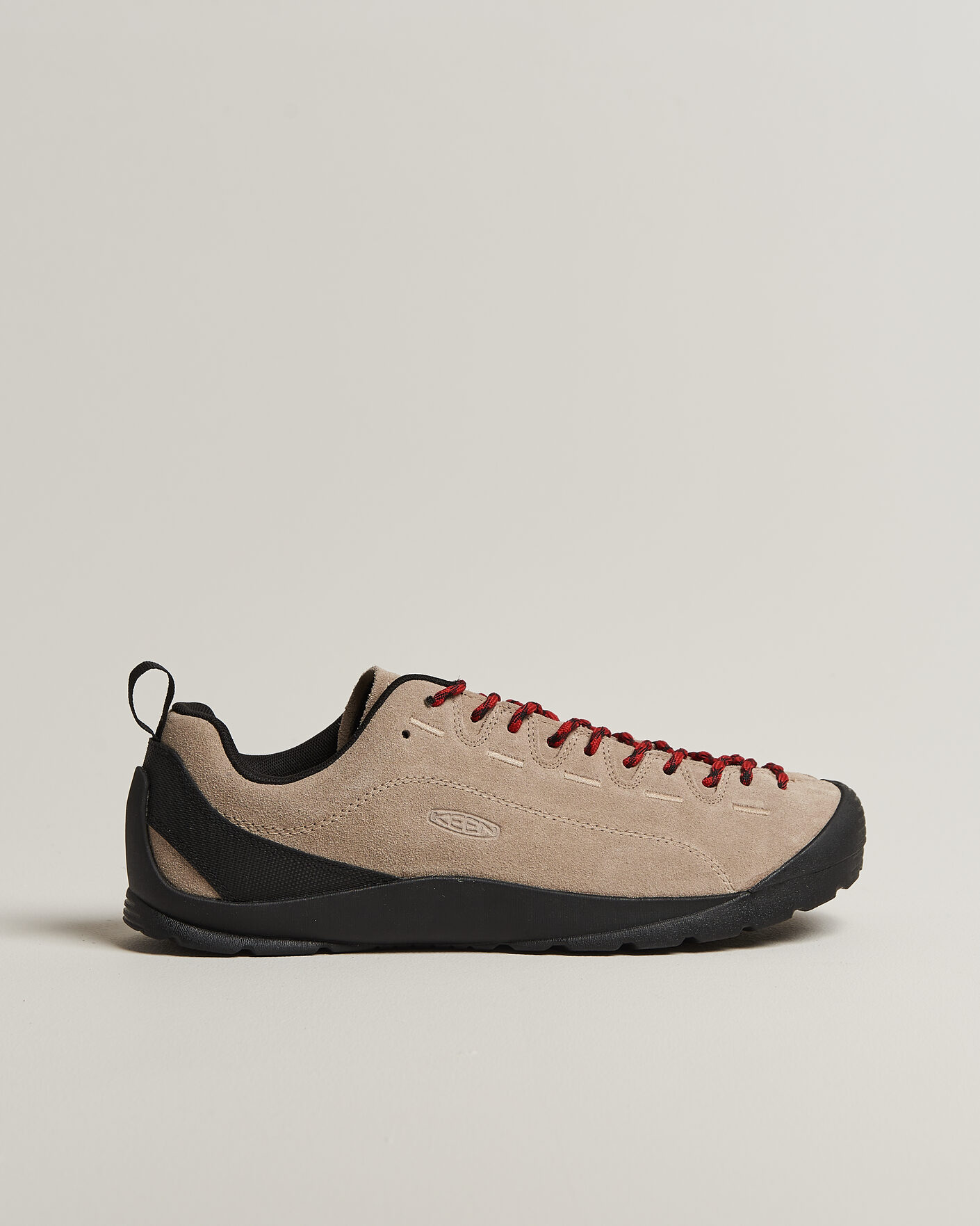 Herren | Trail Sneaker | KEEN | Jasper Suede Sneaker Silver Mink