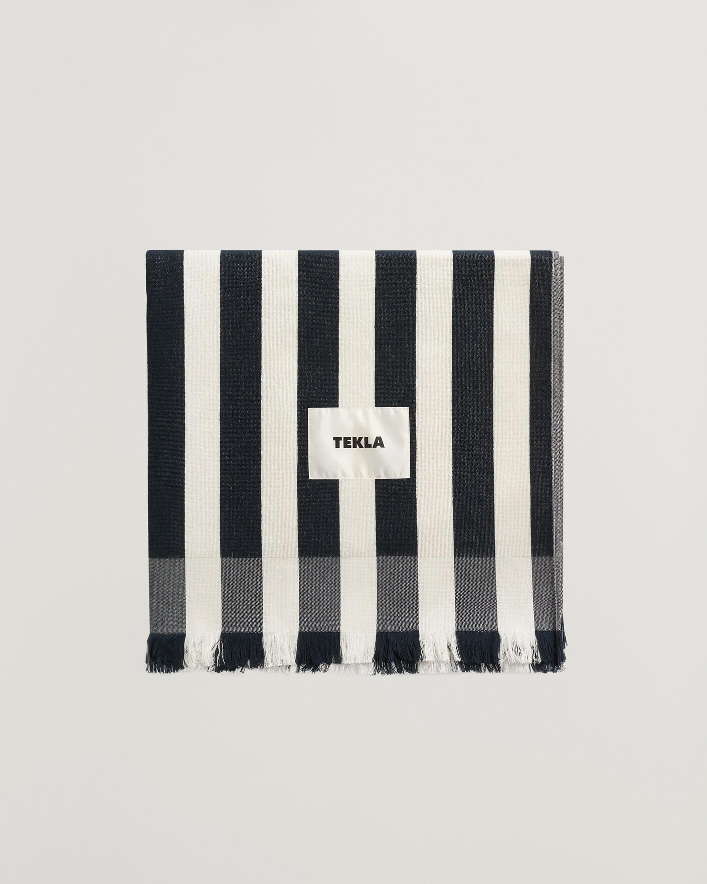 Herren | Textilien | Tekla | Organic Terry Beach Towel Cala Stripes