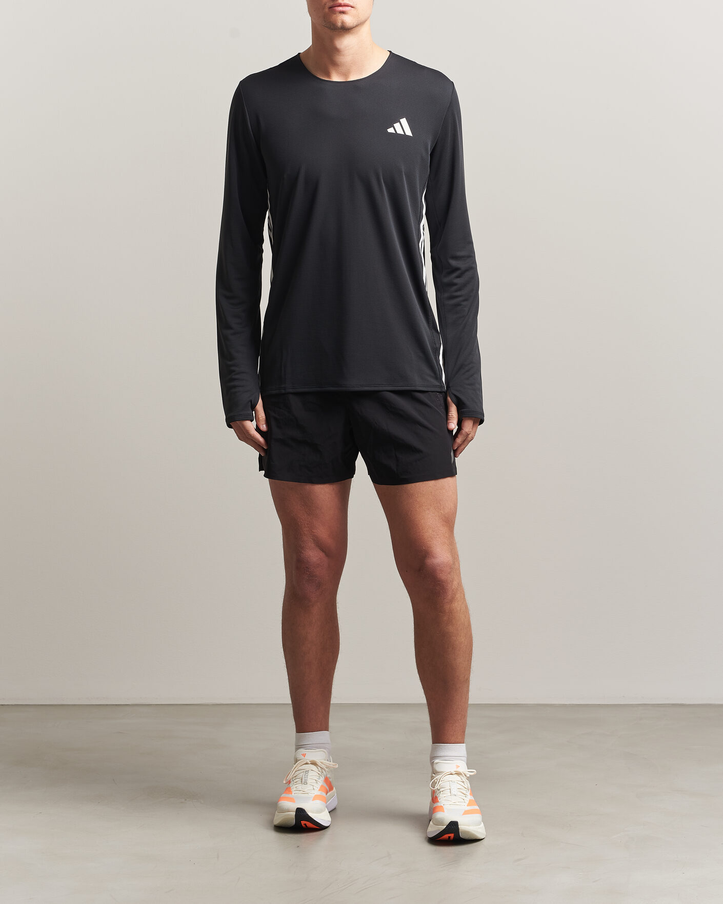 Herren | T-Shirts | adidas Performance | ADIZERO Running Long Sleeve T-Shirt Black