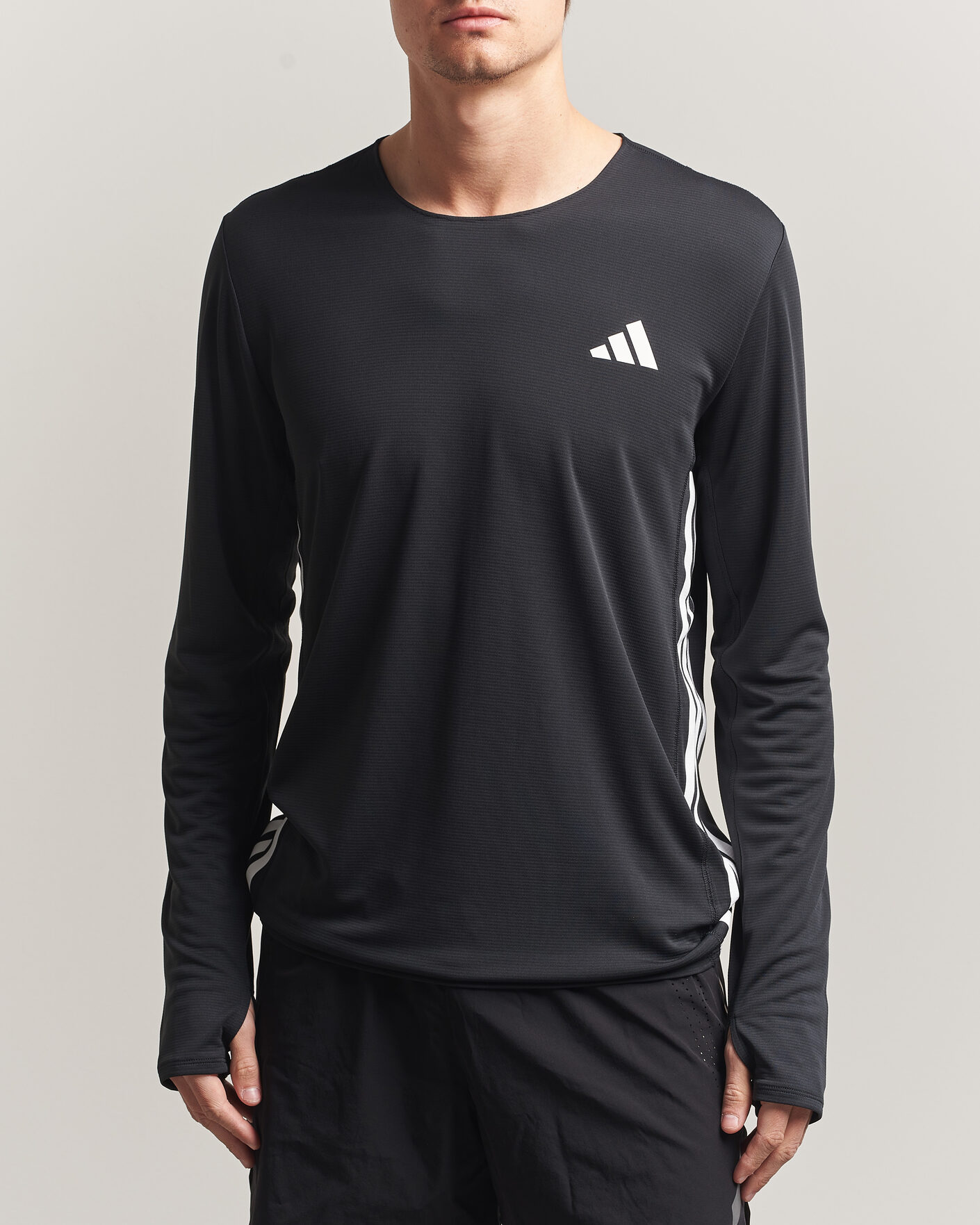 Herren | T-Shirts | adidas Performance | ADIZERO Running Long Sleeve T-Shirt Black