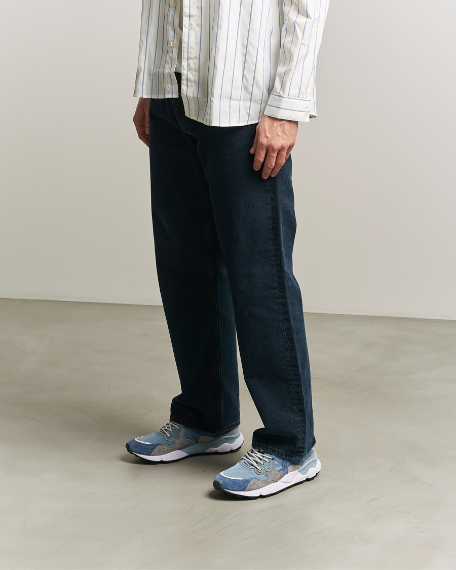 Herren | Sneaker | Flower Mountain | Yamano 3 Suede/Nylon Sneaker Light Blue