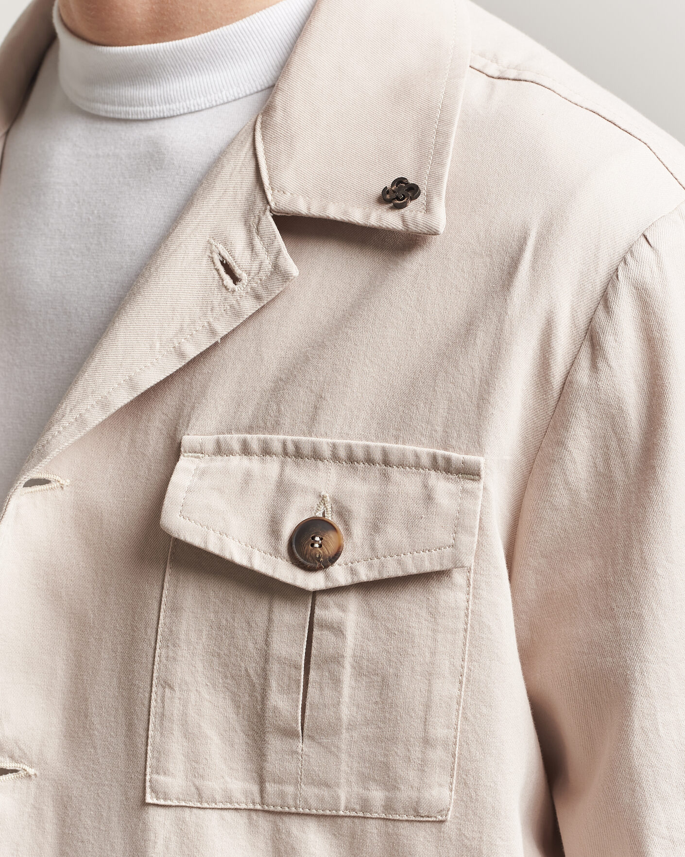 Herren | Jacken | Gran Sasso | Cotton Safari Jacket Beige