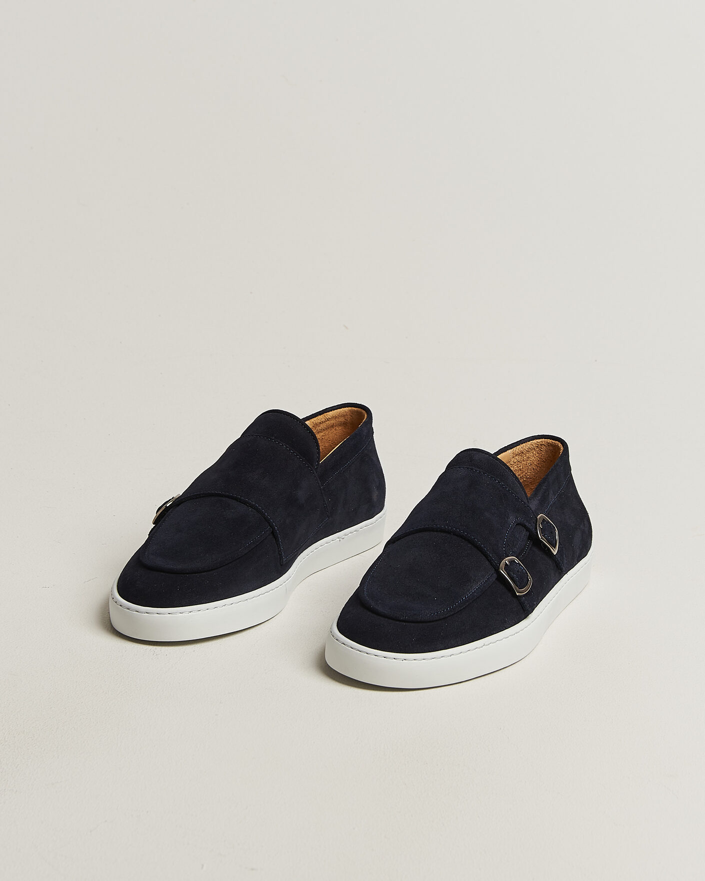 Herren | Loafer | Fliteless | Suede Monk Strap Sneaker Loafer Navy