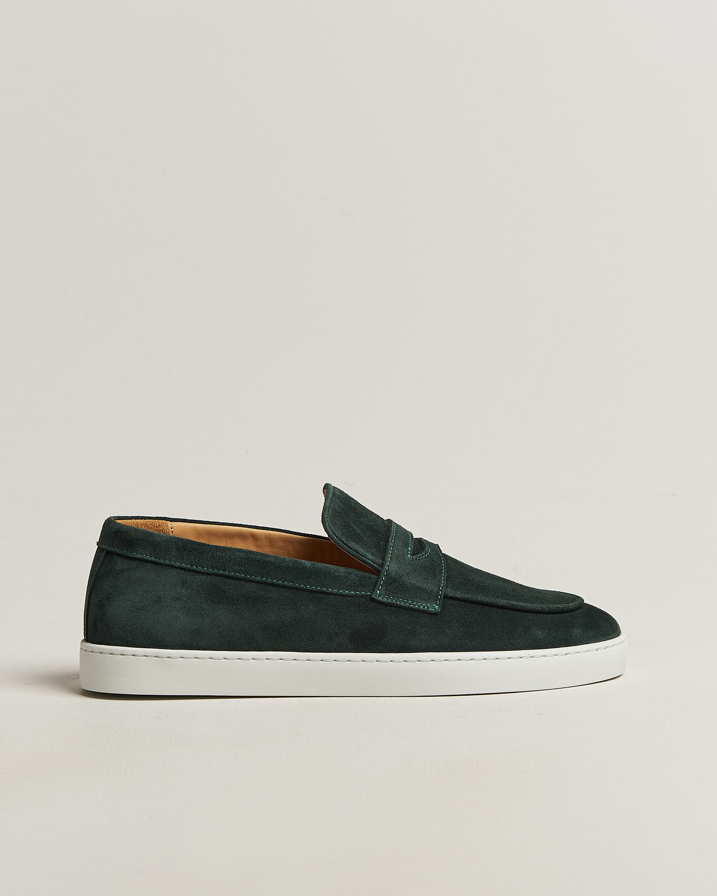 Herren | Loafer | Fliteless | Suede Penny Sneaker Green