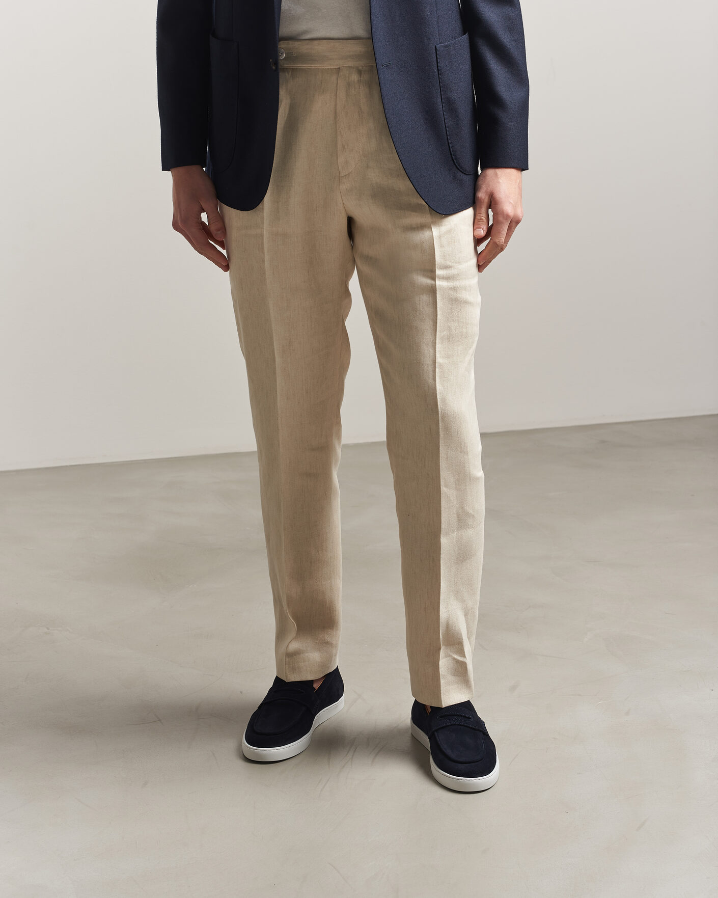 Herren | Loafer | Fliteless | Suede Penny Sneaker Navy