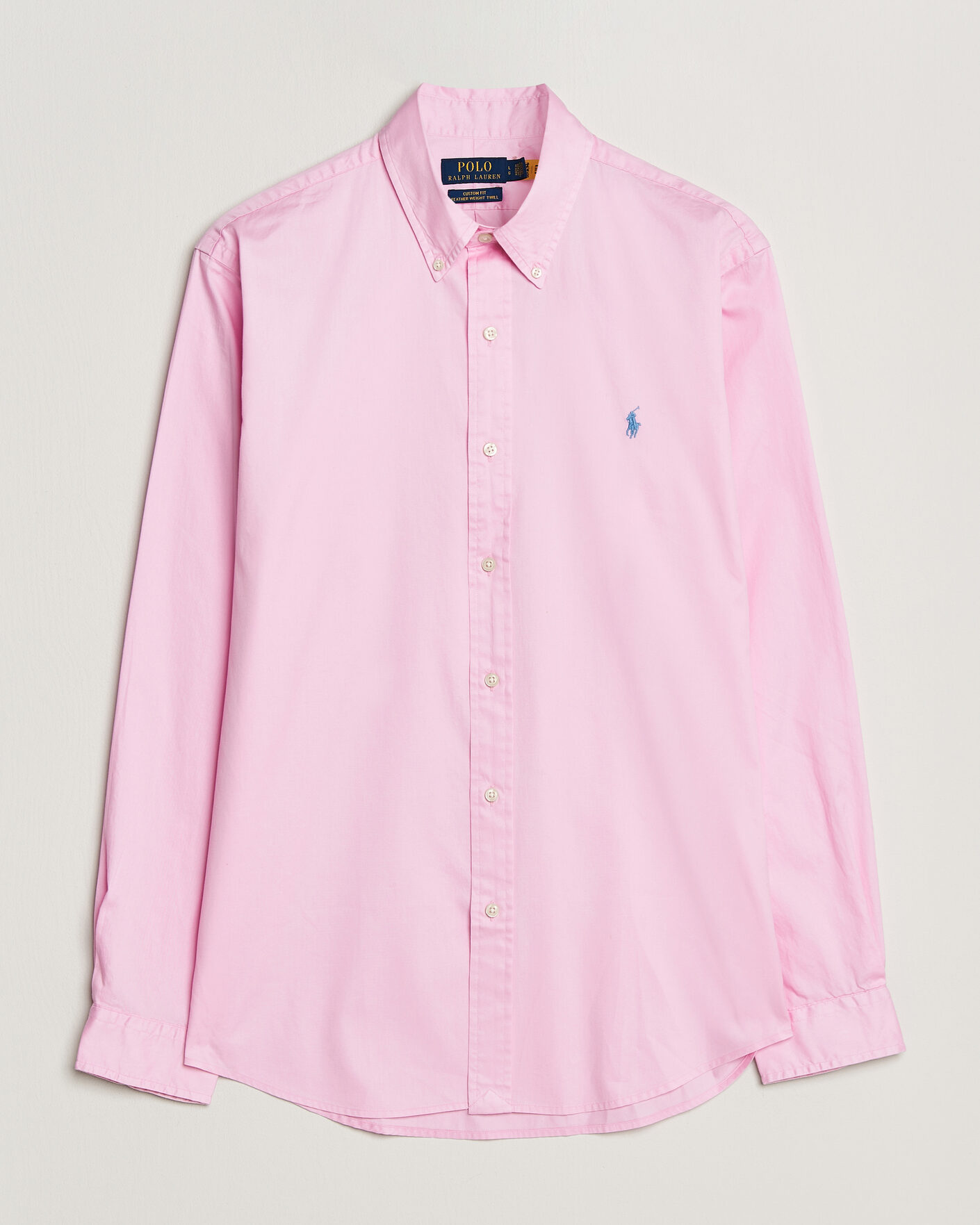 Herren | Hemden | Polo Ralph Lauren | Custom Fit Garment Twill Shirt Carmel Pink