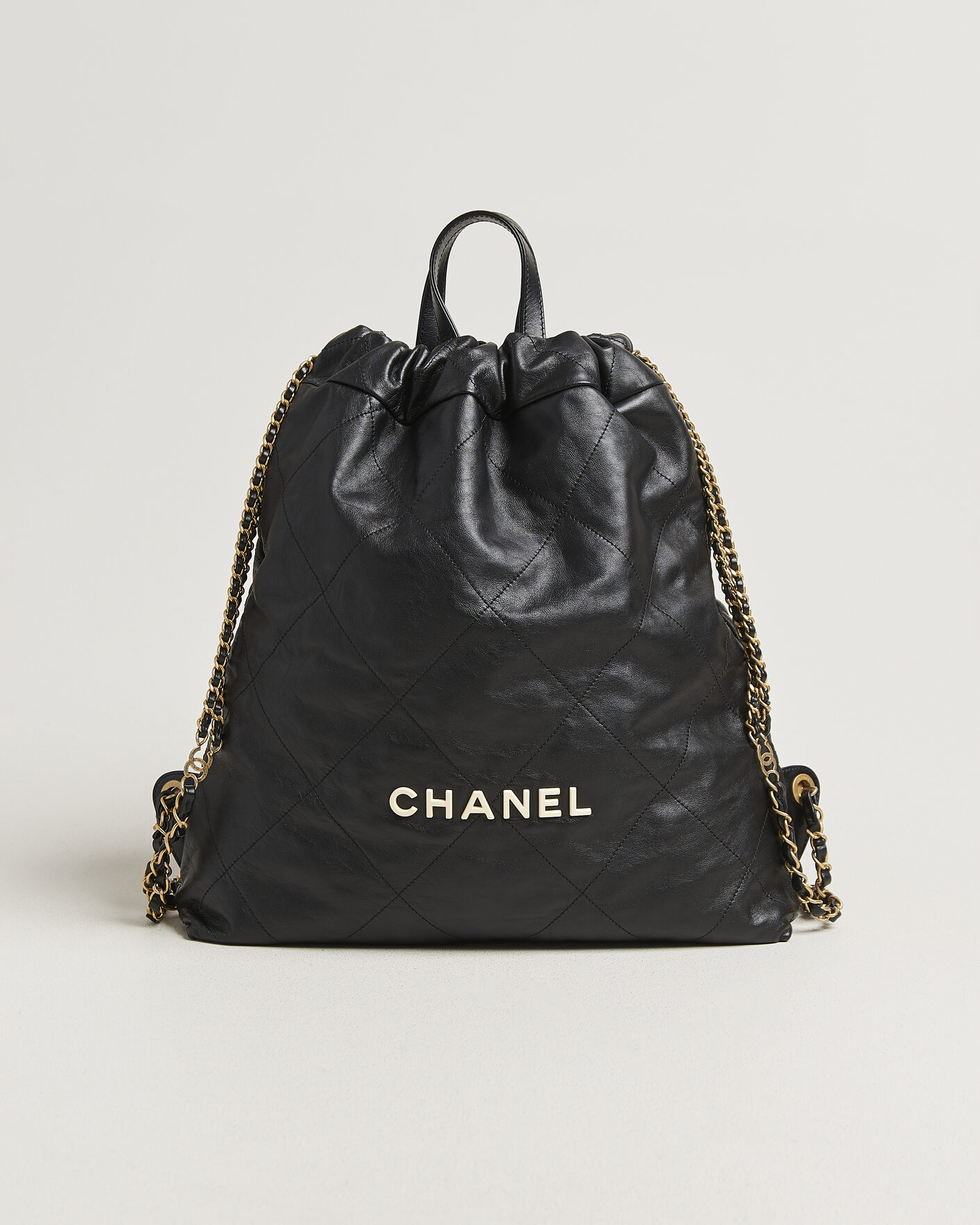 Herren | Pre-Owned & Vintage Bags | Chanel Pre-Owned | Chanel 22 Backpack Black