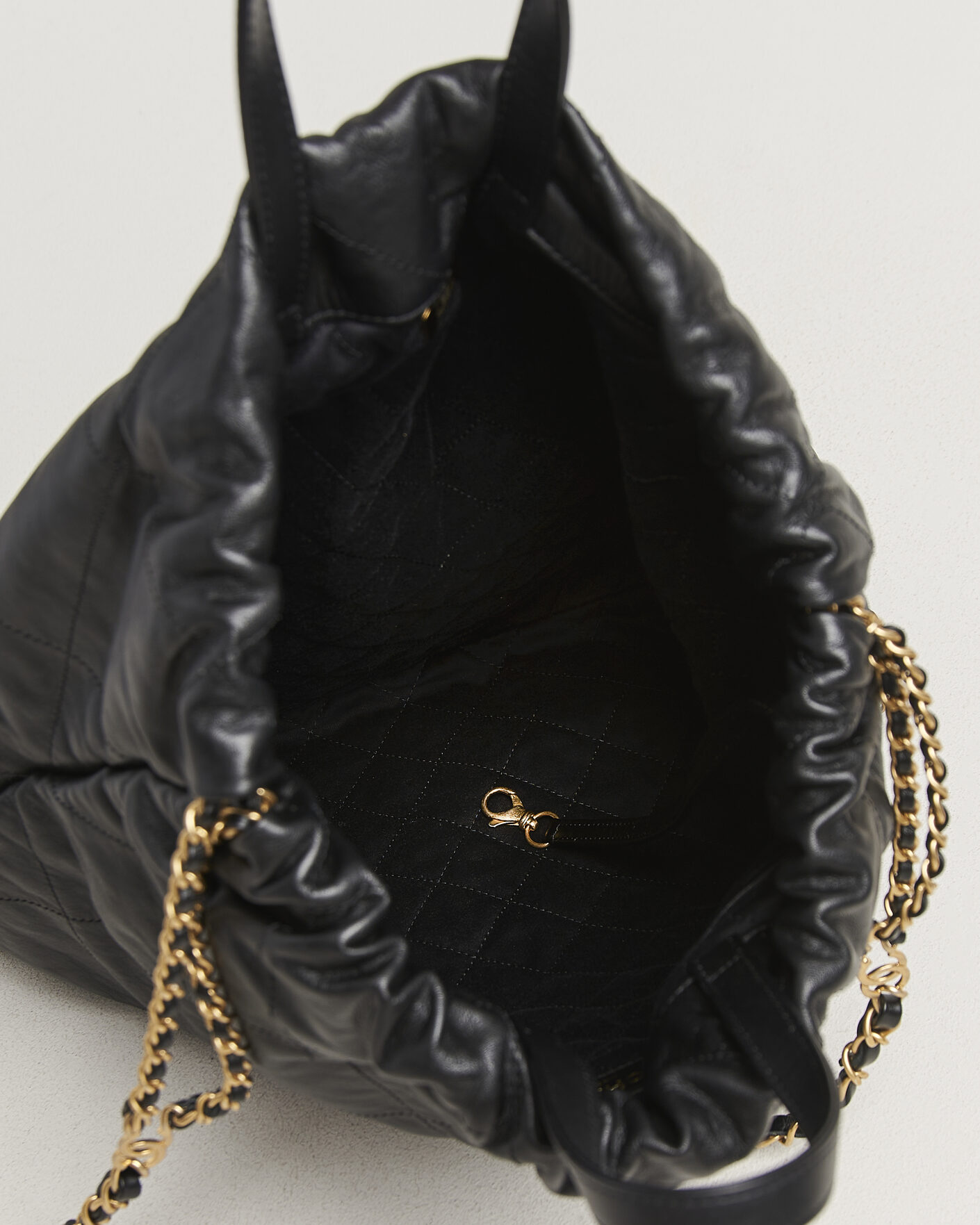 Herren | Pre-Owned & Vintage Bags | Chanel Pre-Owned | Chanel 22 Backpack Black