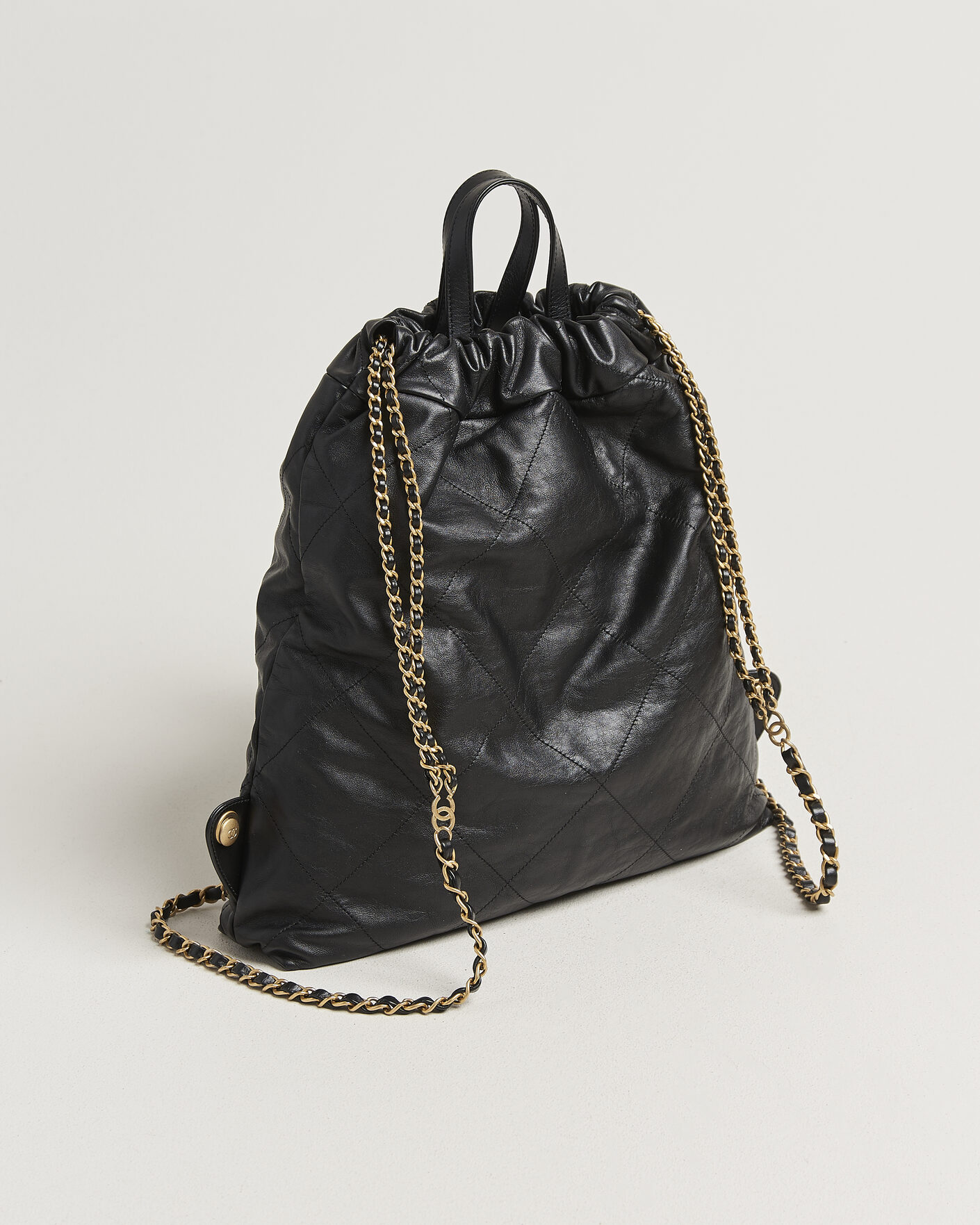 Herren | Pre-Owned & Vintage Bags | Chanel Pre-Owned | Chanel 22 Backpack Black Black