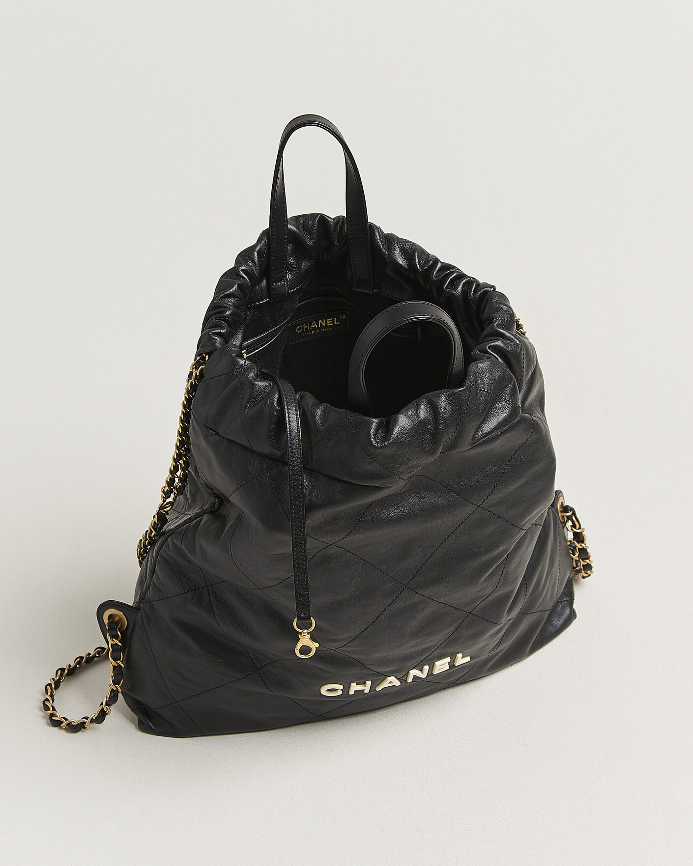 Herren | Pre-Owned & Vintage Bags | Chanel Pre-Owned | Chanel 22 Backpack Black