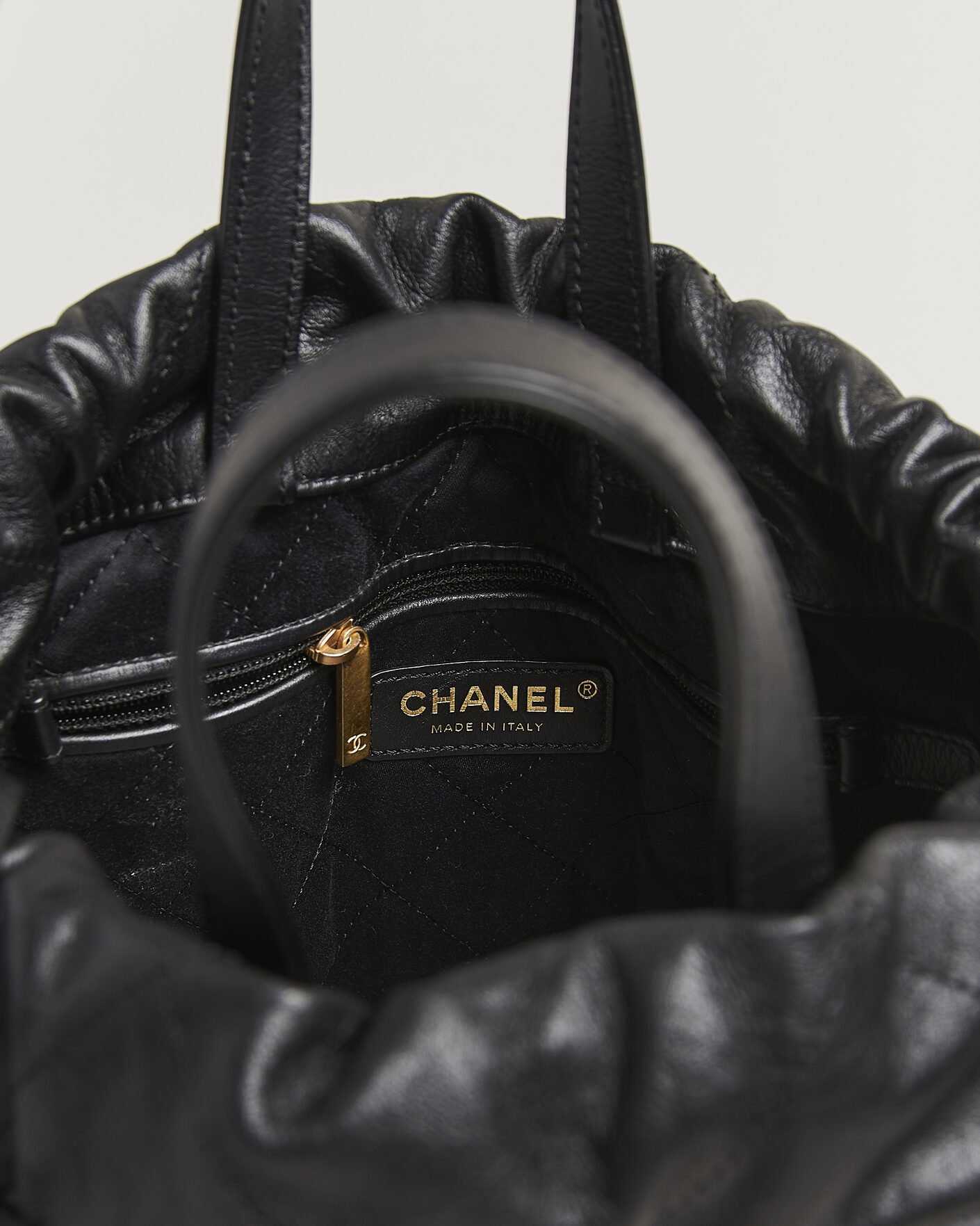 Herren | Pre-Owned & Vintage Bags | Chanel Pre-Owned | Chanel 22 Backpack Black