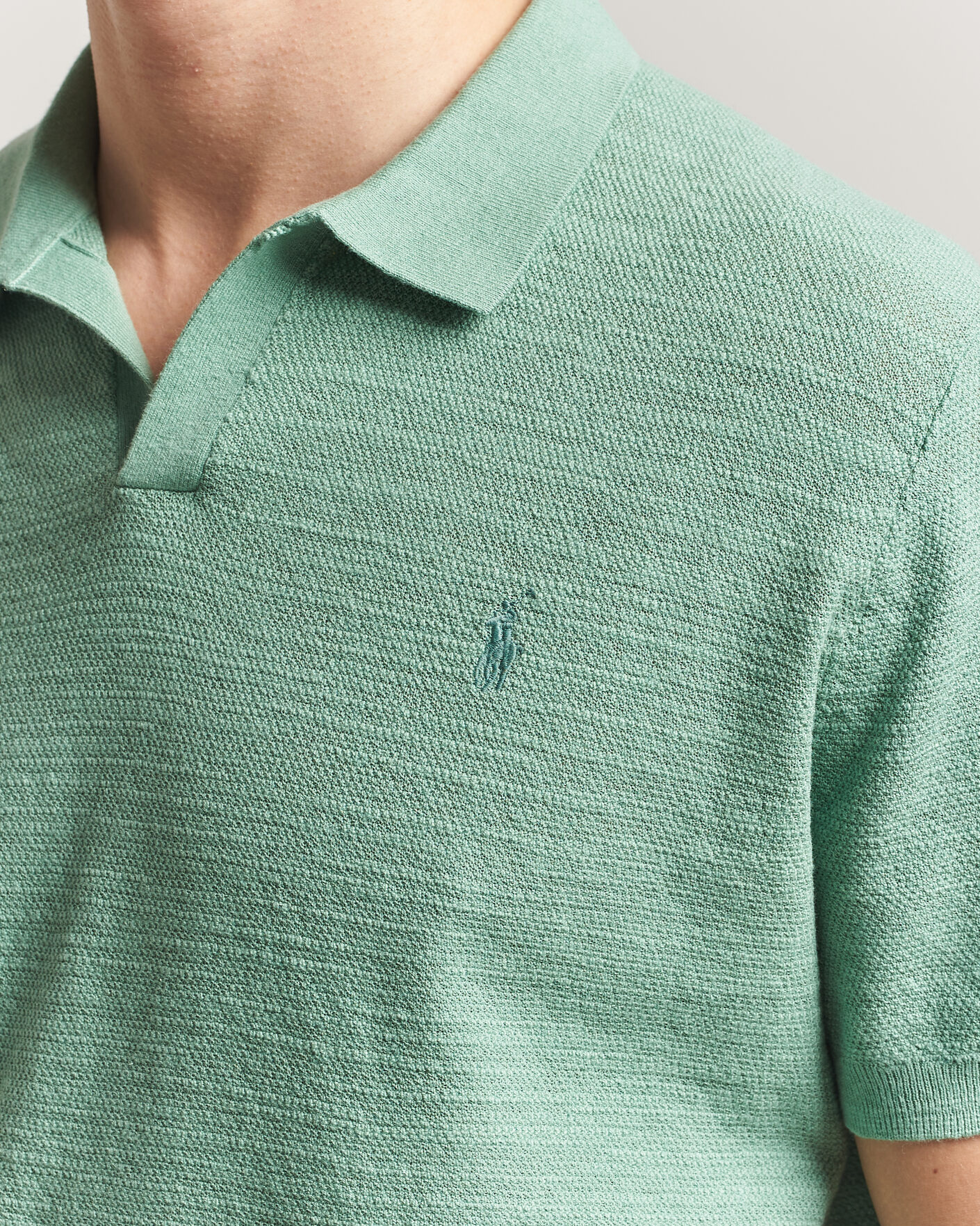 Herren | Poloshirts | Polo Ralph Lauren | Cotton Blend Polo Faded Mint