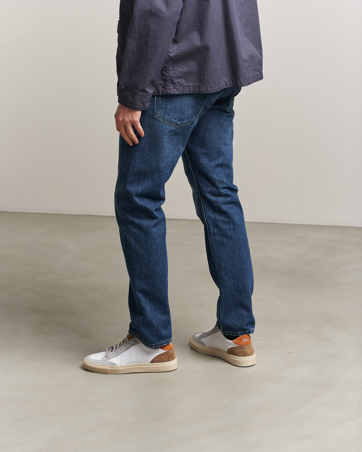 Herren | Sneaker | P448 | Soho Leather/Suede Sneaker White/Grey