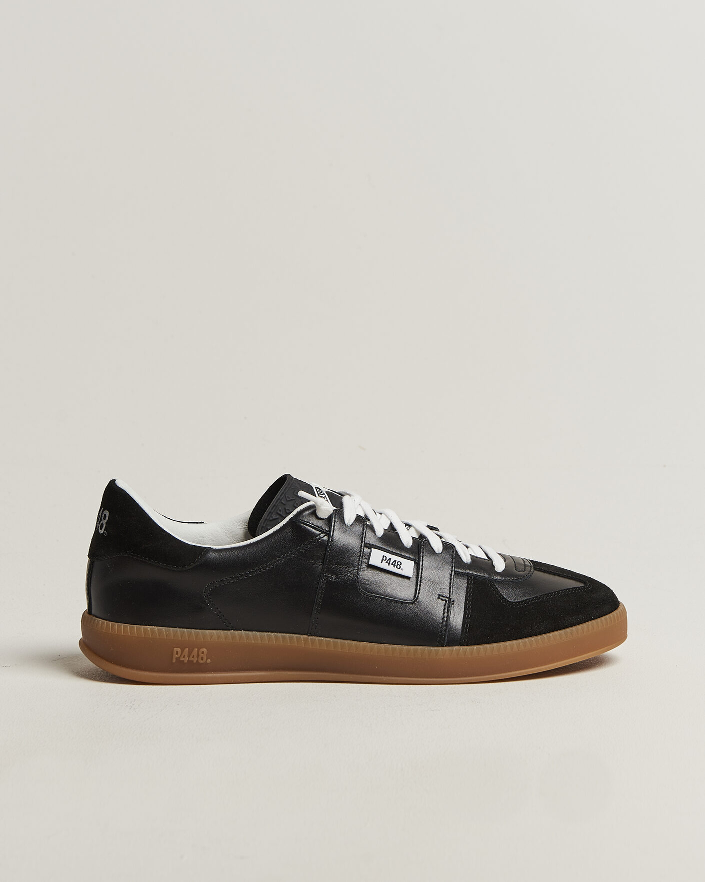 Herren | Sneaker | P448 | Monza Leather/Suede Sneaker Black