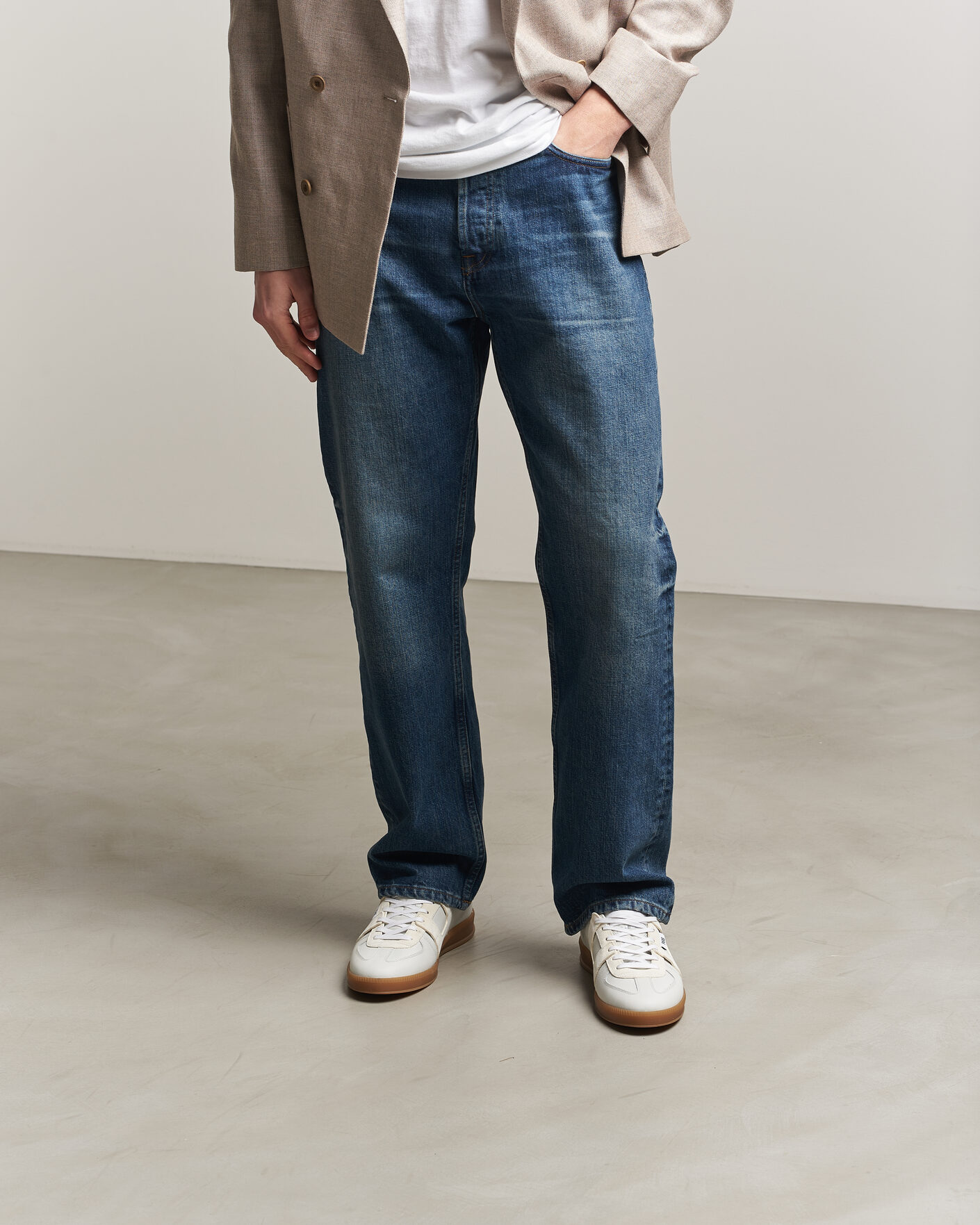 Herren | Sneaker | P448 | Monza Leather/Suede Sneaker White