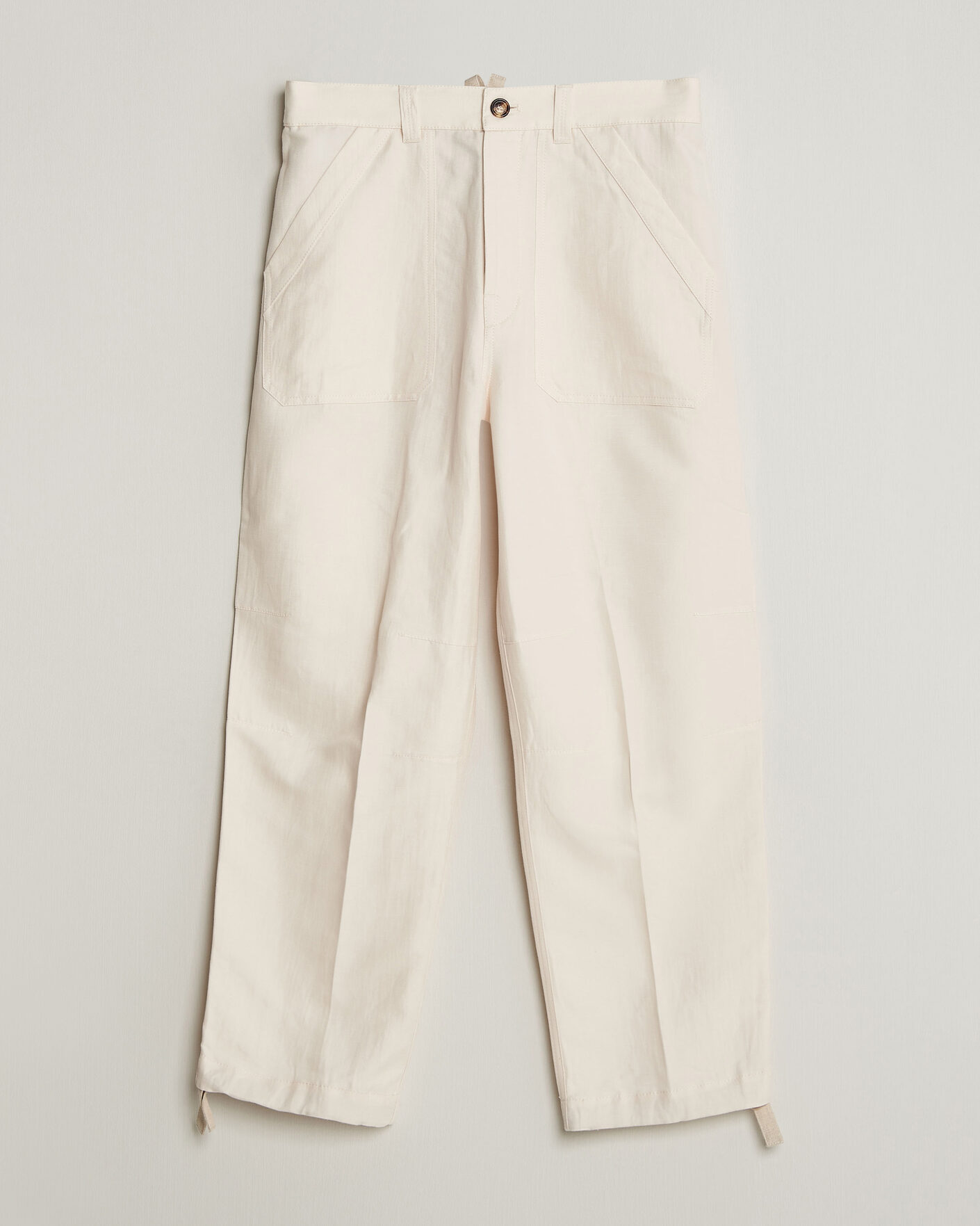 Herren | Hosen | Brunello Cucinelli | Linen Casual Pants Off White