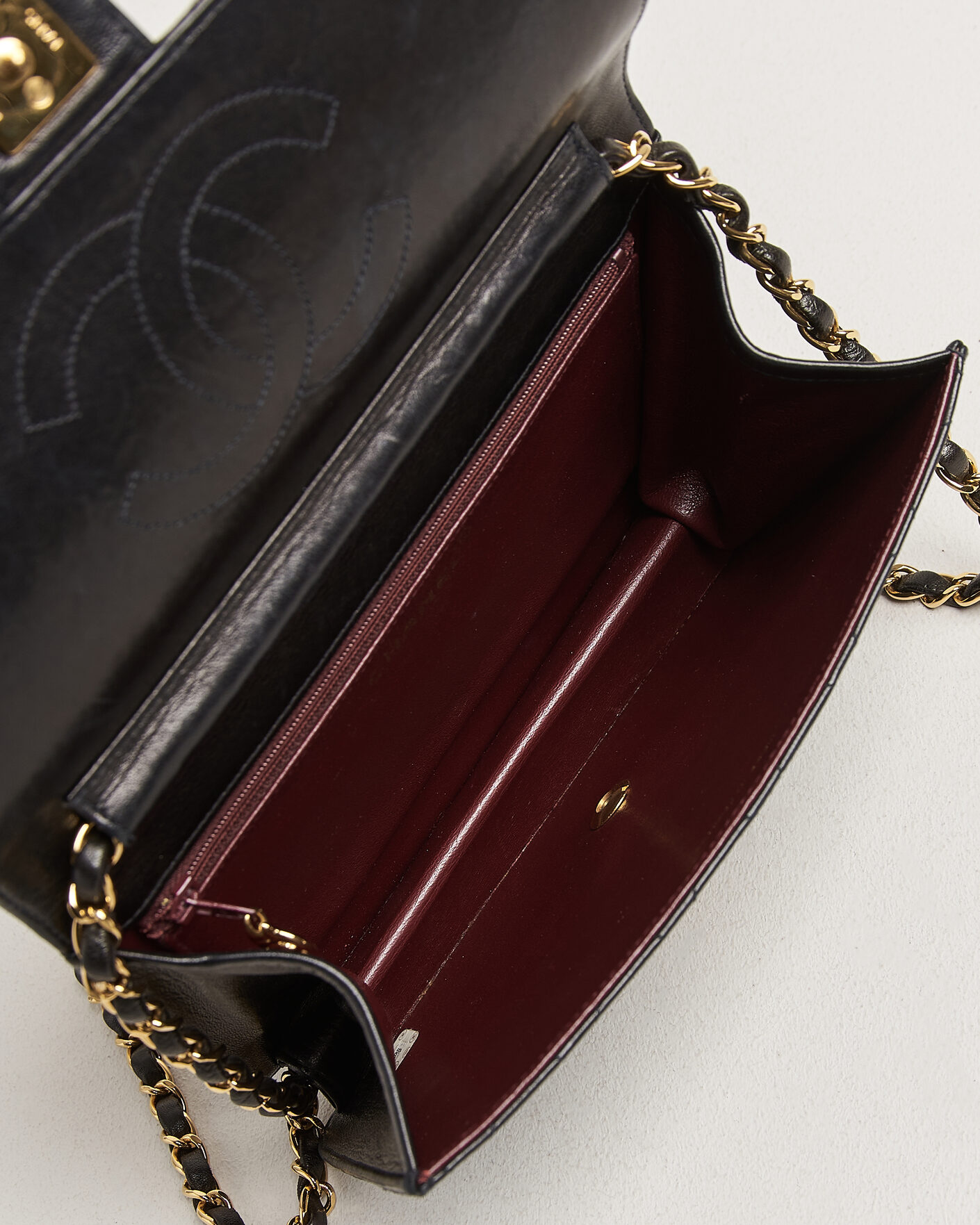 Herren | Pre-Owned & Vintage Bags | Chanel Pre-Owned | Single Flap Bag Black