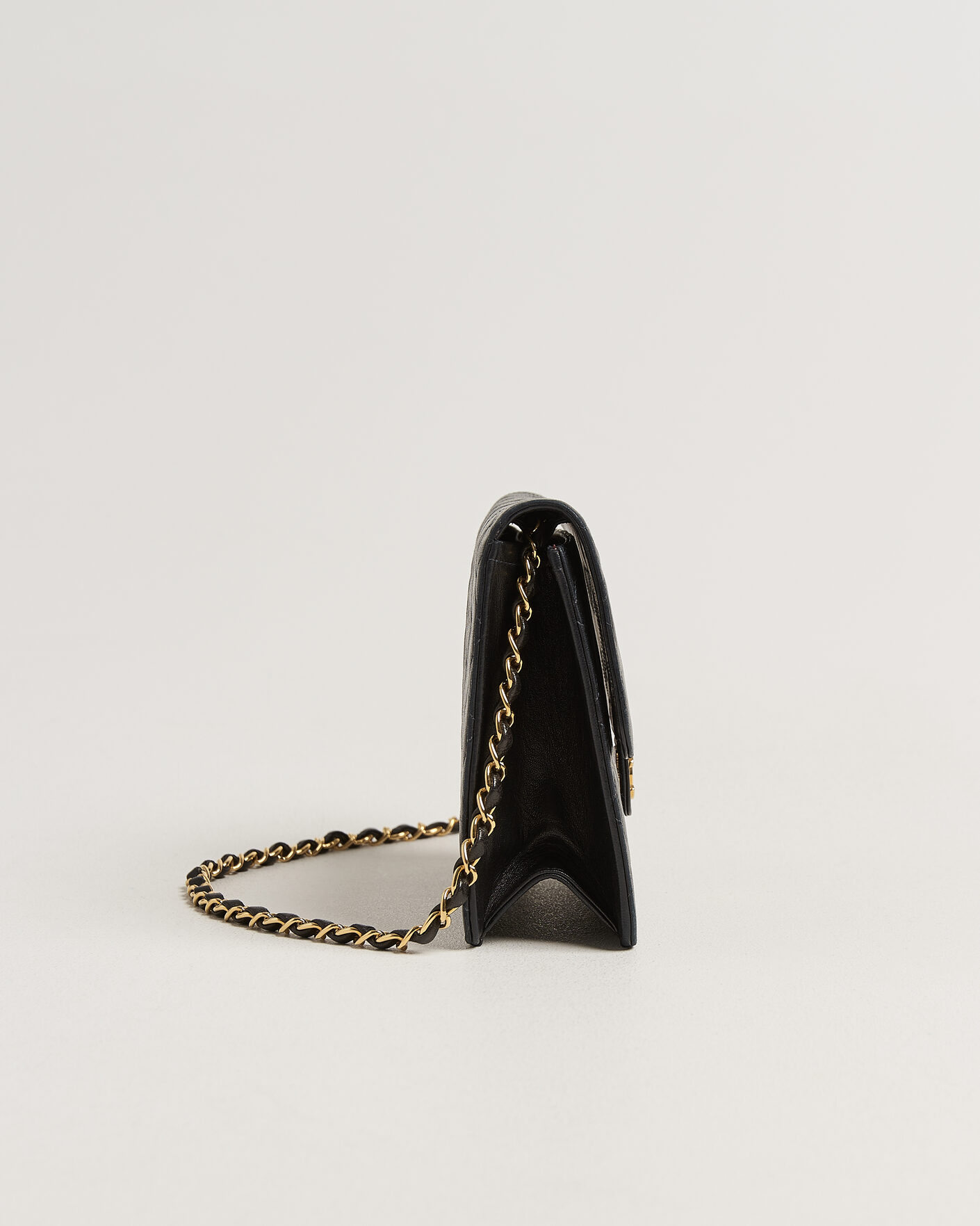 Herren | Pre-Owned & Vintage Bags | Chanel Pre-Owned | Single Flap Bag Black