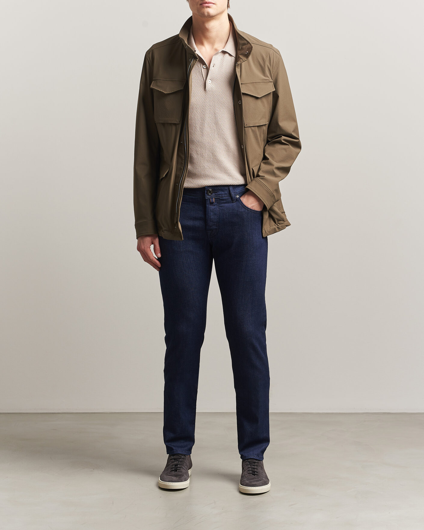 Herren | Hosen | Jacob Cohën | Nick Slim Fit Super Stretch Jeans Rinse Wash