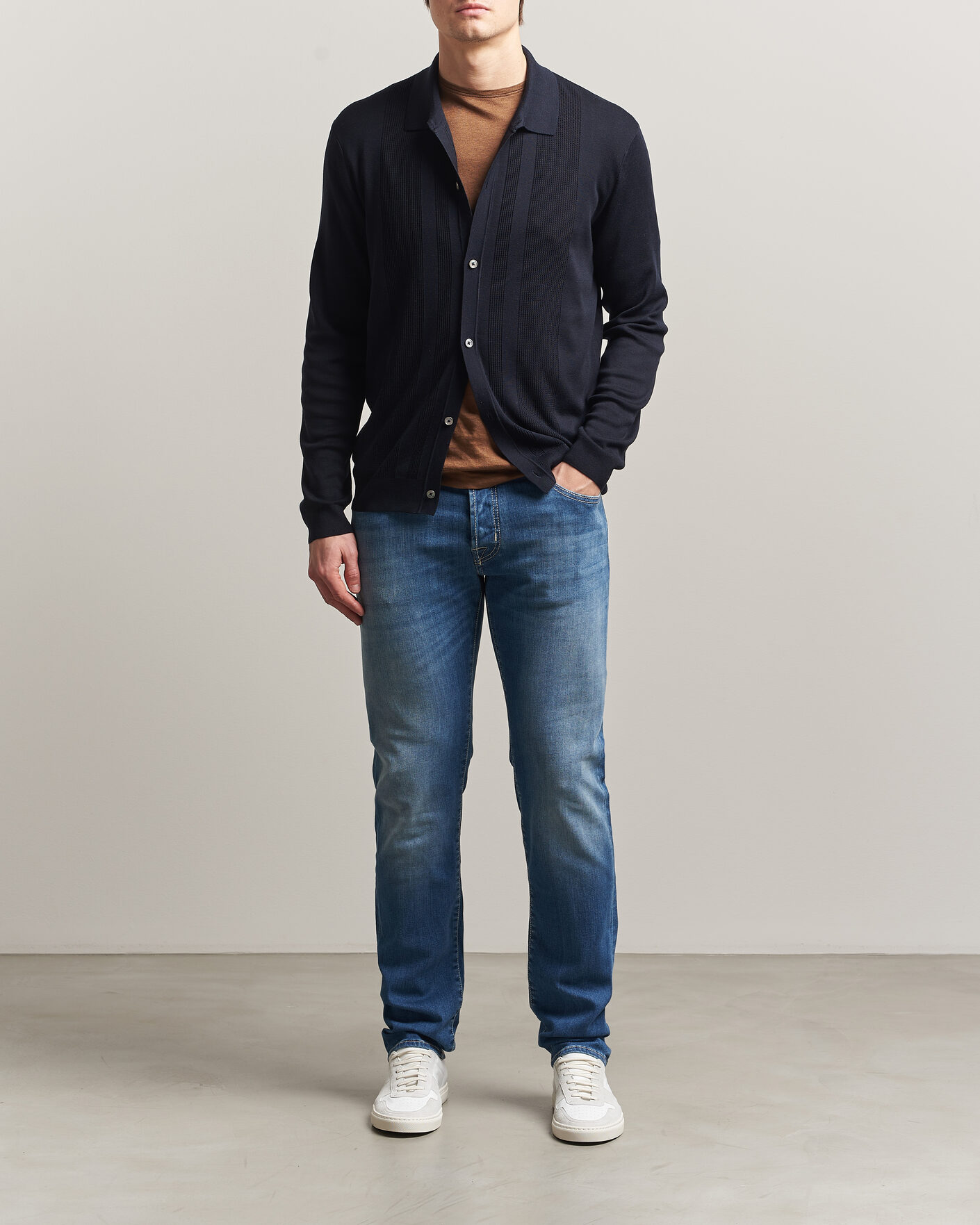 Herren | Jeans | Jacob Cohën | Nick Slim Fit Super Stretch Jeans Light Vintage