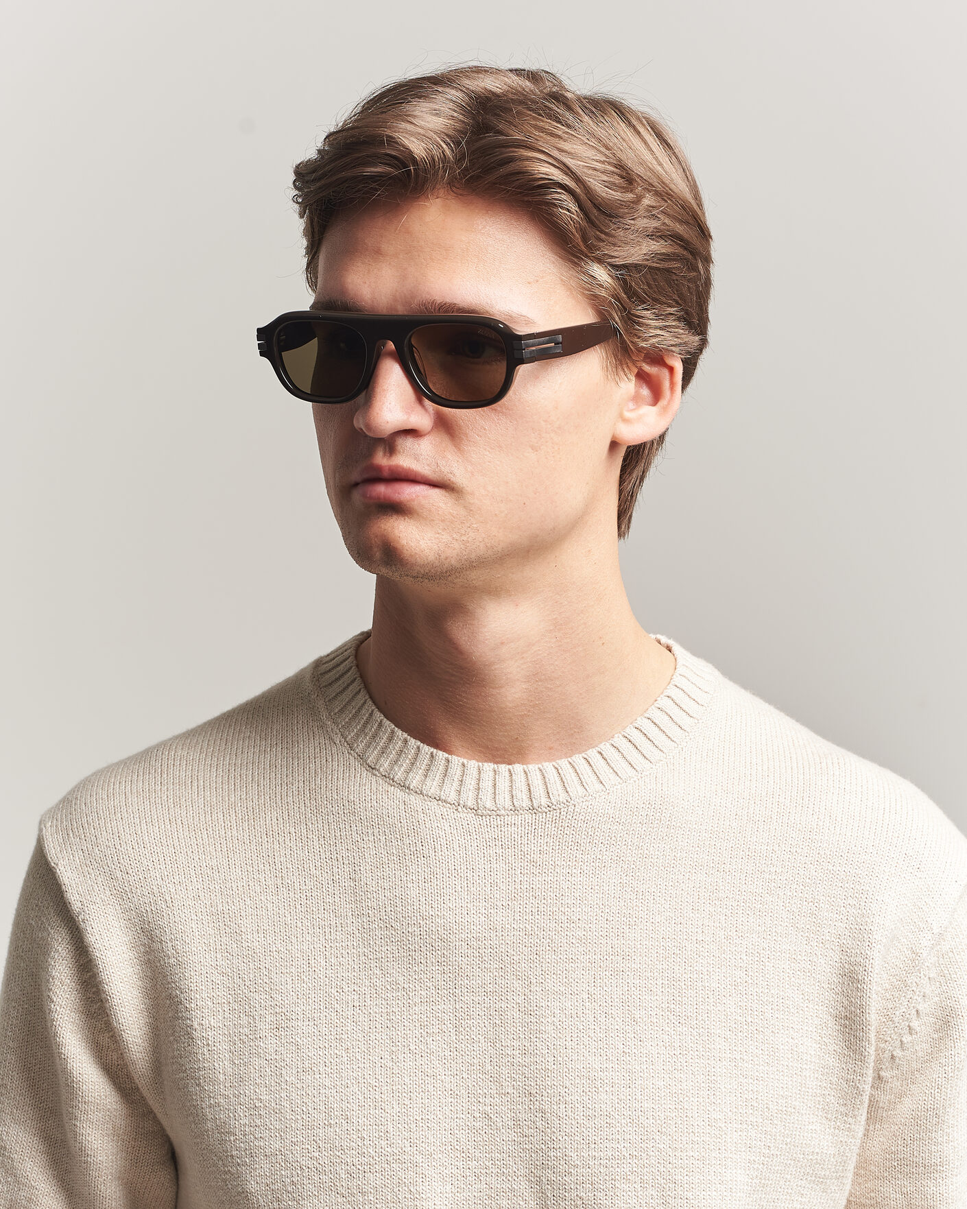 Herren | Sonnenbrillen | Zegna | EZ0304 Sunglasses Dark Brown