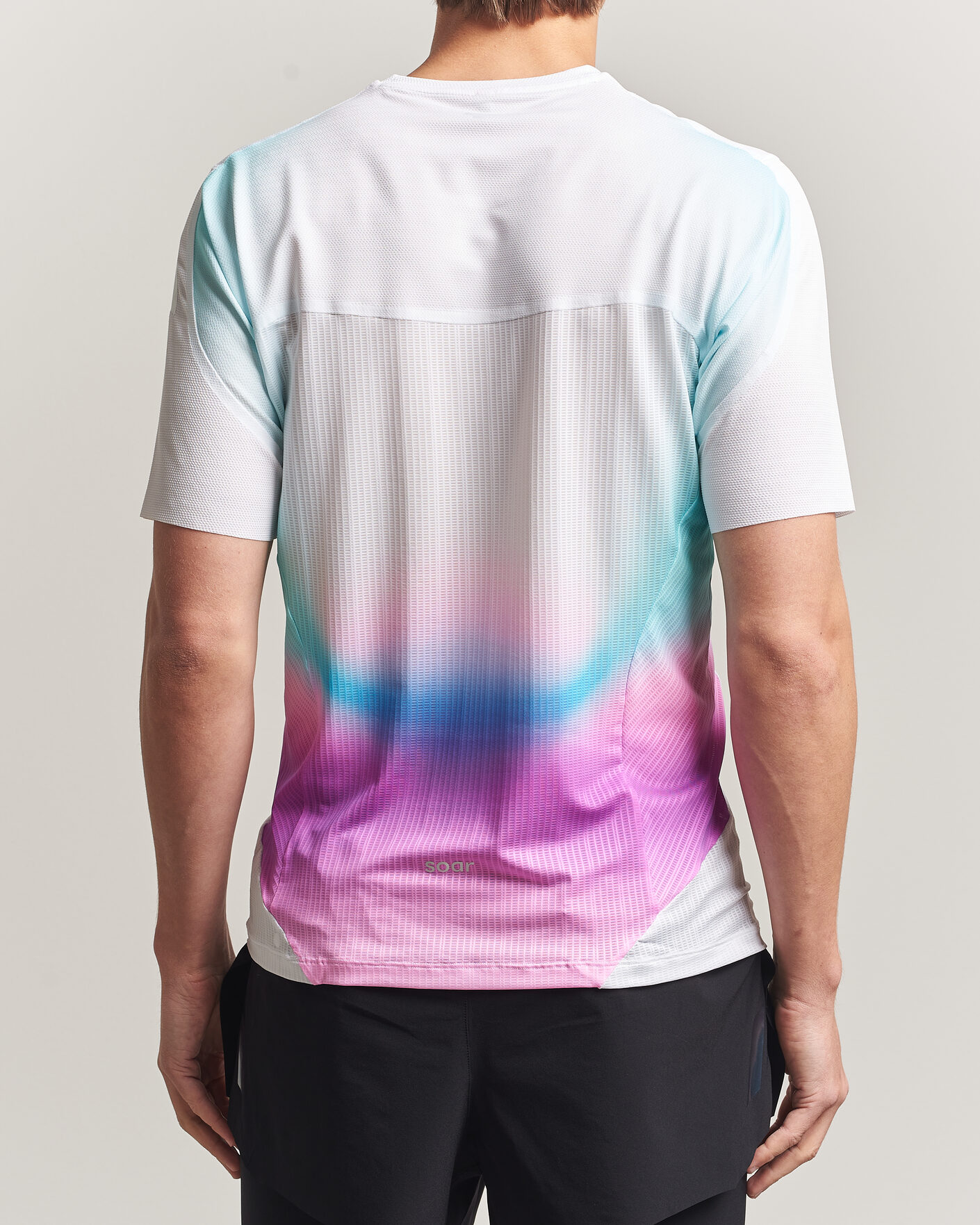Herren | T-Shirts | SOAR Running | Hot Weather Tee White/Blue