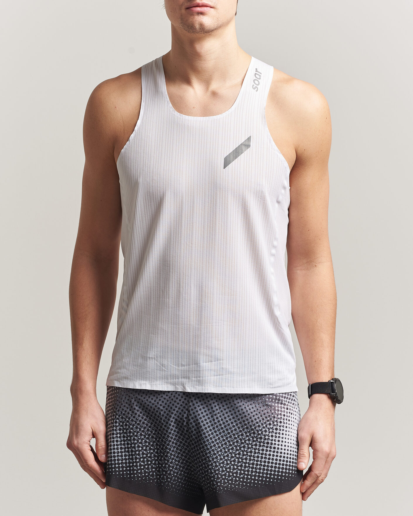 Herren | T-Shirts | SOAR Running | Race Vest White