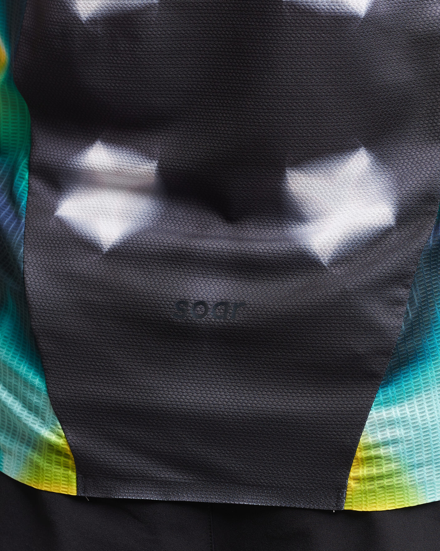 Herren | T-Shirts | SOAR Running | Trail Race Top Black/Fade Grey