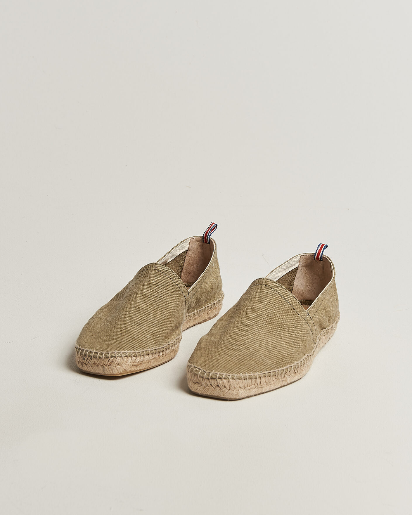Herren | Espadrillo | Castañer | Pablo Washed Canvas Espadrilles Laurel Green