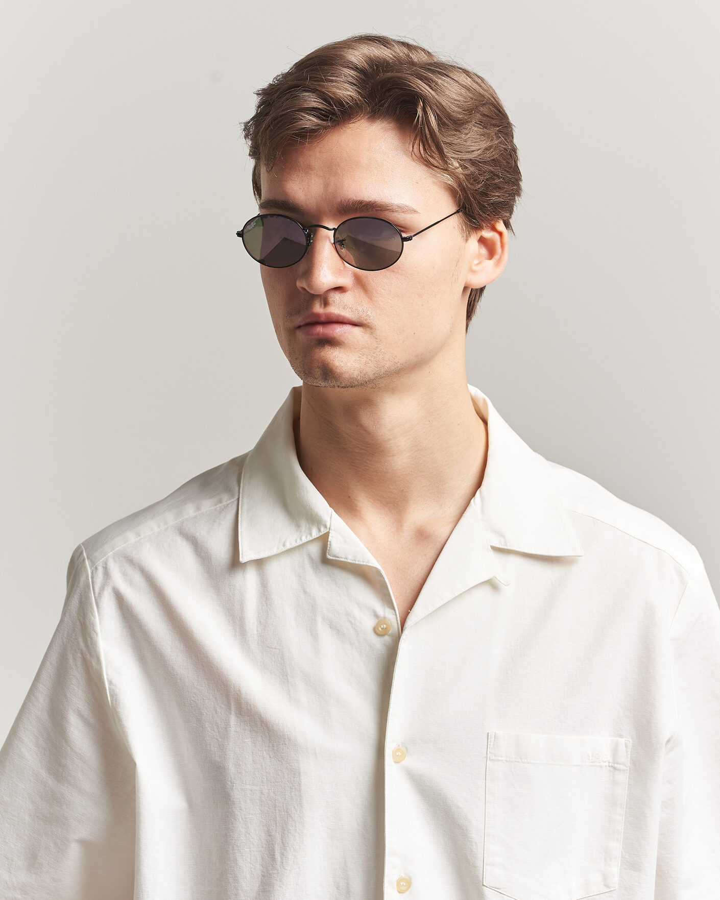 Herren | Sonnenbrillen | Ray-Ban | Oval Sunglasses Black