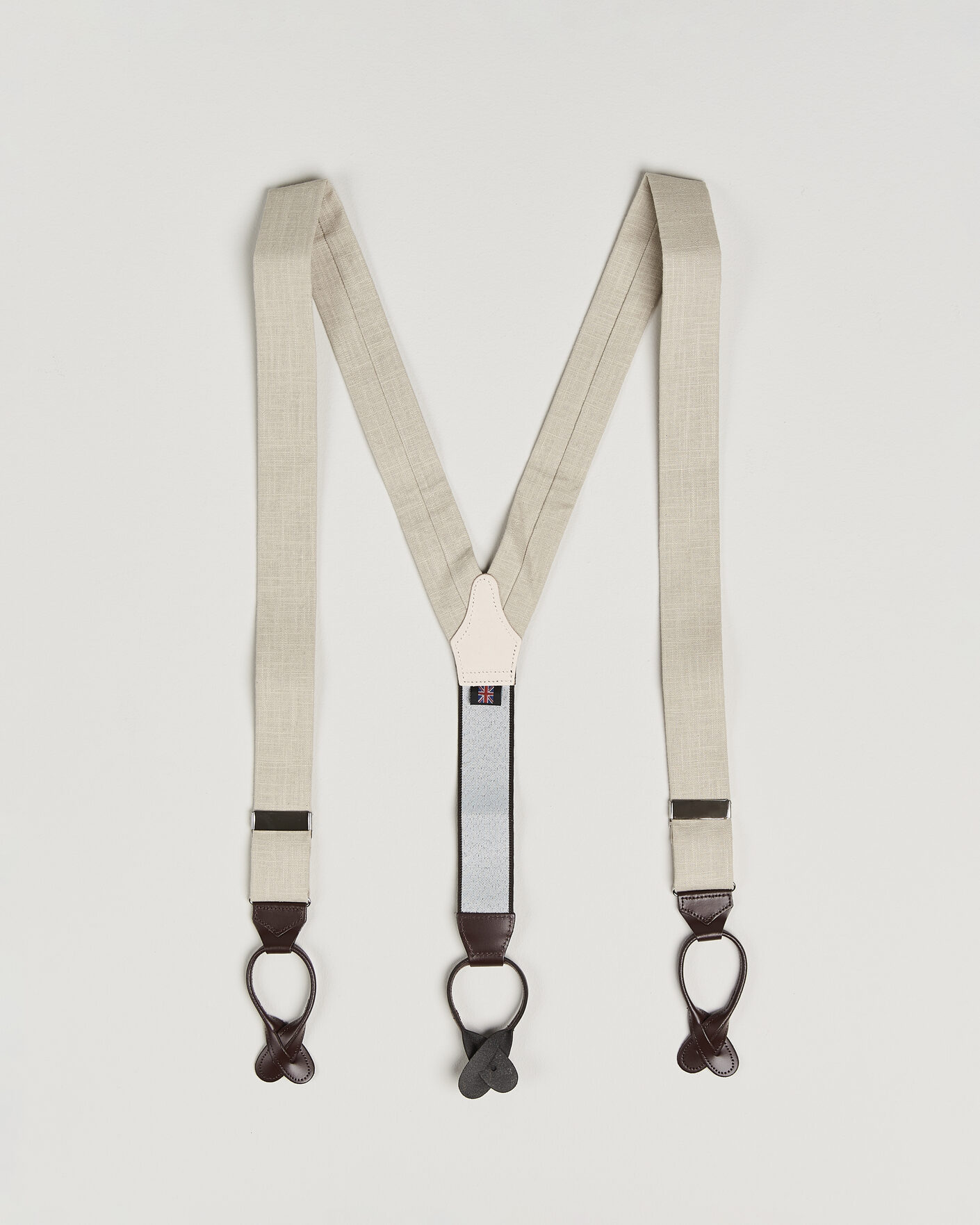 Herren | Hosenträger | Albert Thurston | Linen Braces Natural
