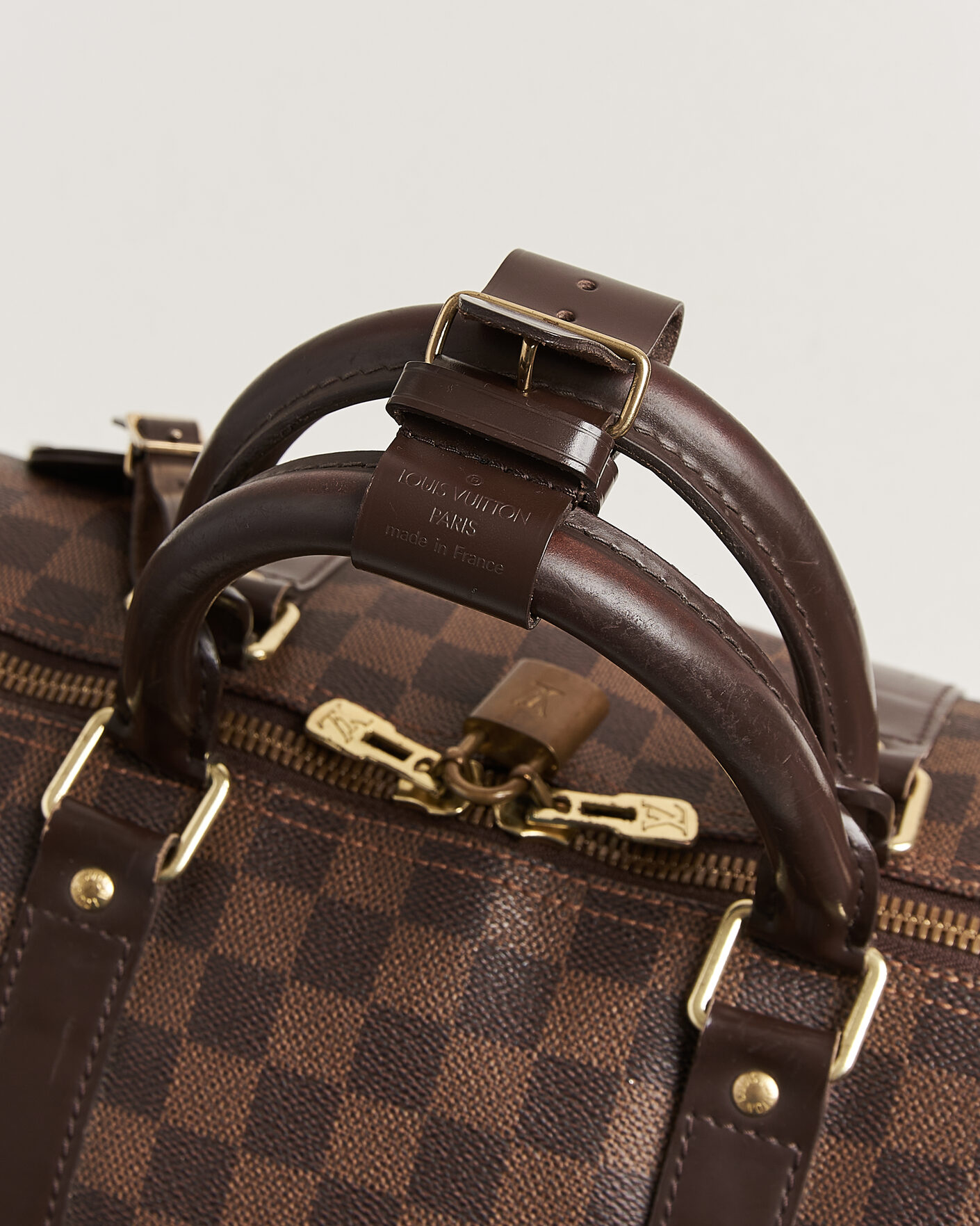 Herren | Pre-Owned & Vintage Bags | Louis Vuitton Pre-Owned | Keepall 50 Damier Ebene
