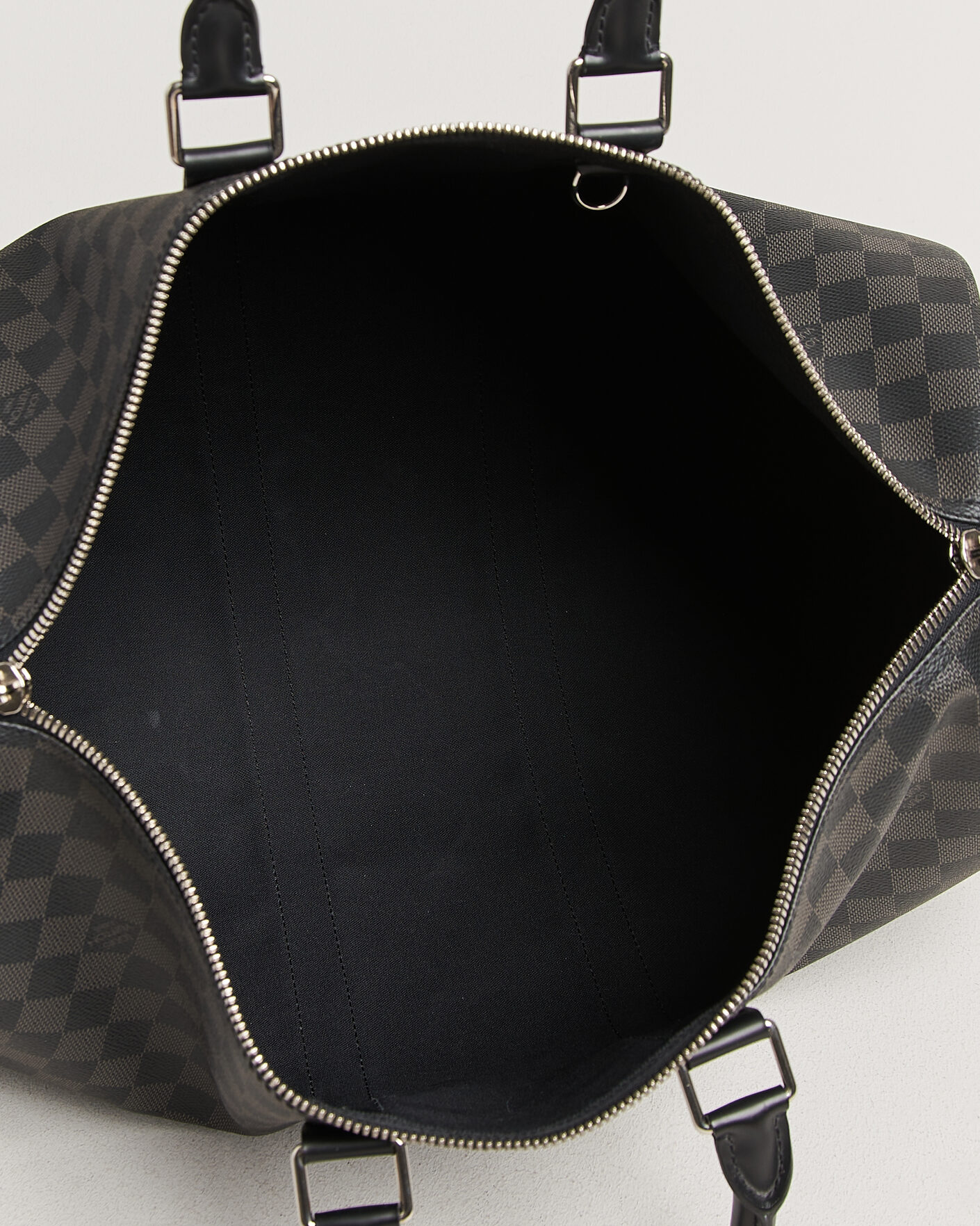 Herren | Pre-Owned & Vintage Bags | Louis Vuitton Pre-Owned | Keepall Bandouliére 45 Damier Graphite